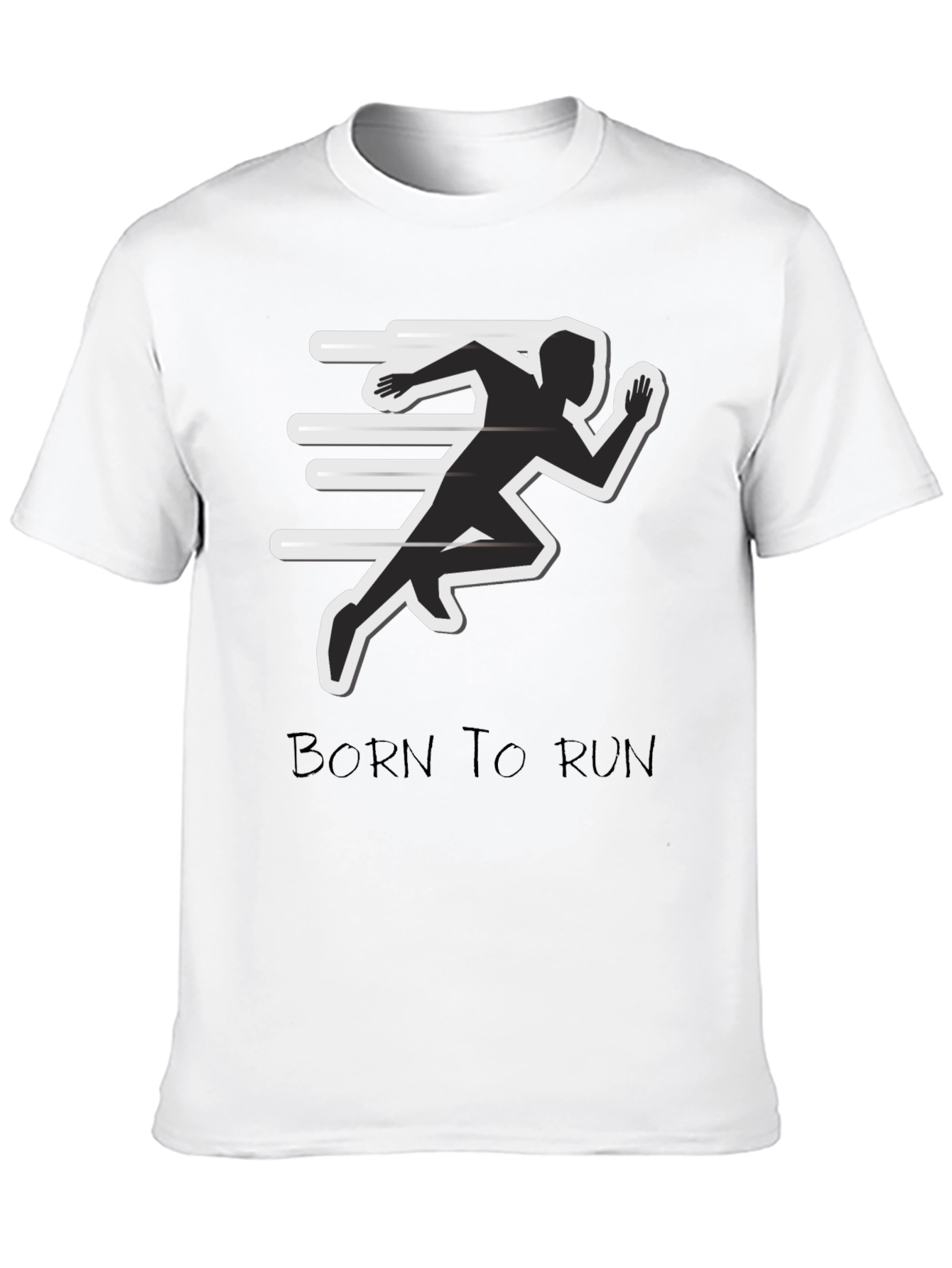 Born to Run Graphic Tee - Athletic Style