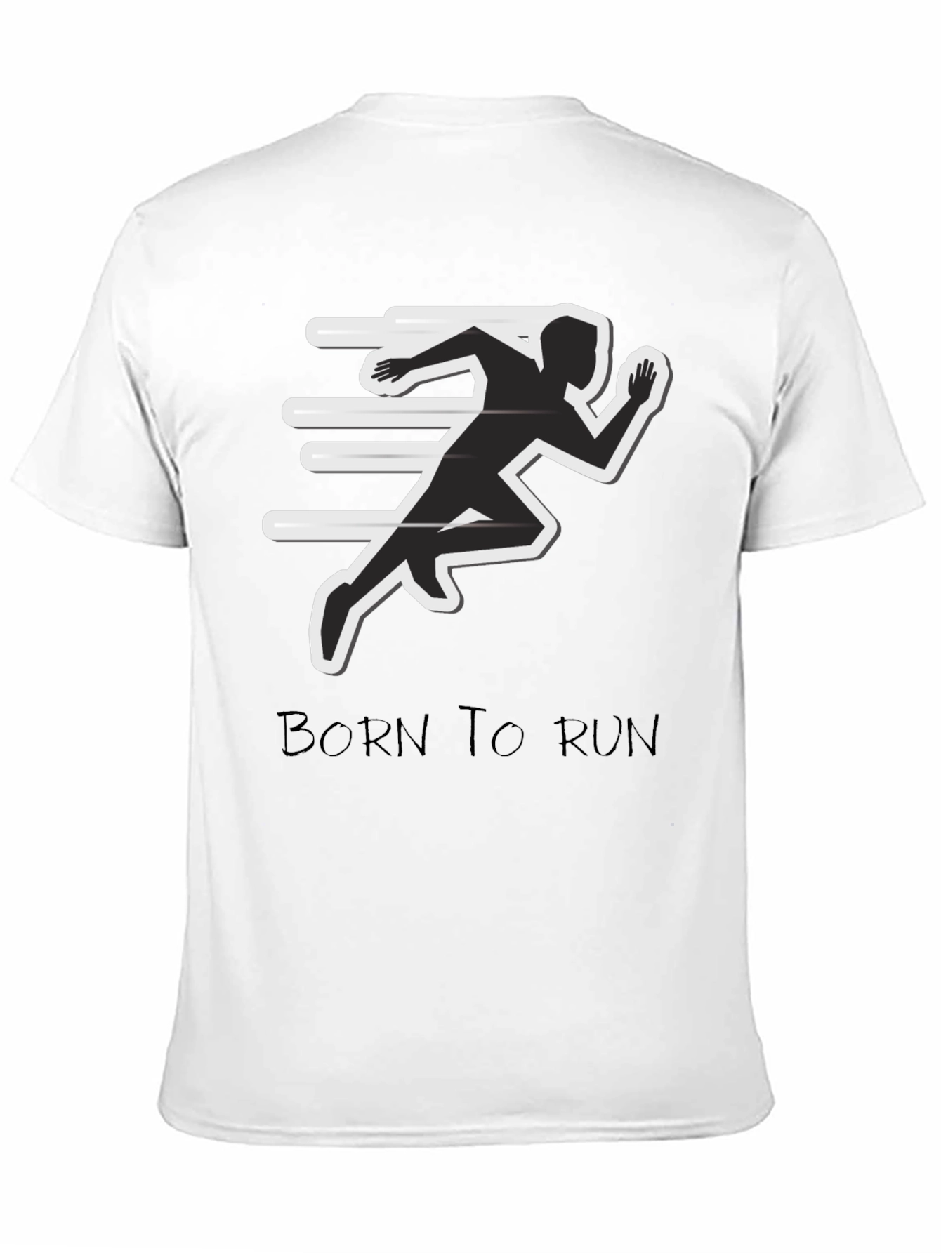 Born to Run Graphic Tee - Athletic Style