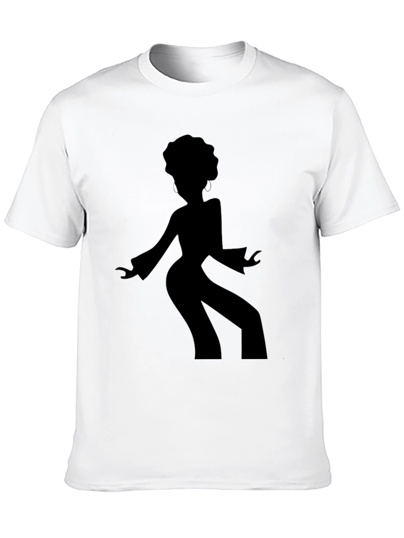 Retro Disco Dancer Black T-Shirt