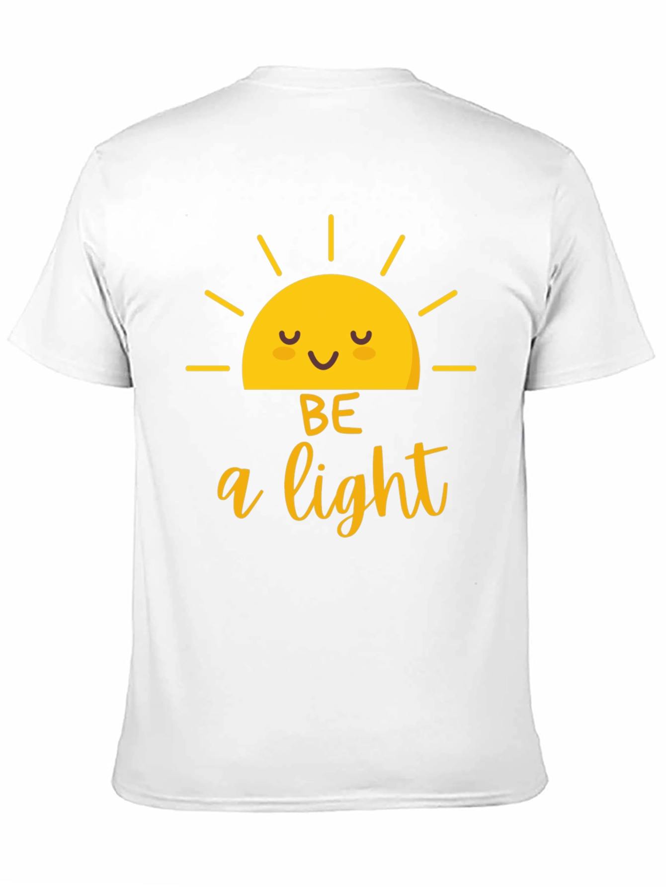 Be A Light Graphic Tee - Black Cotton T-Shirt