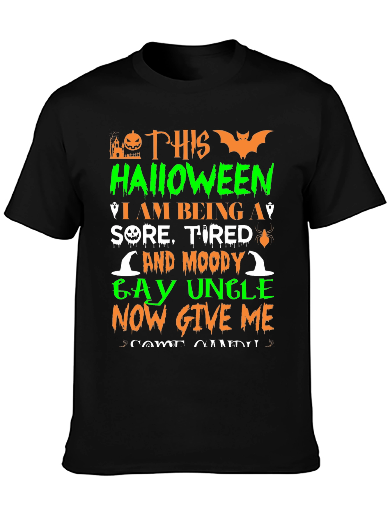 Humorous Halloween Themed T-Shirt