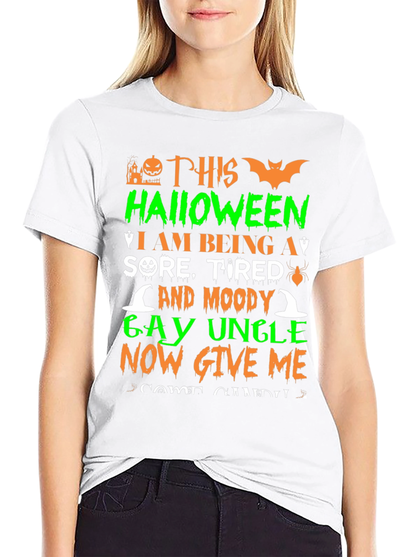 Humorous Halloween Themed T-Shirt