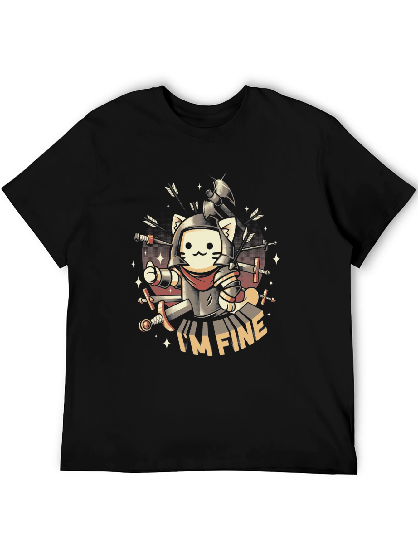 Im Fine Cat Knight T-Shirt