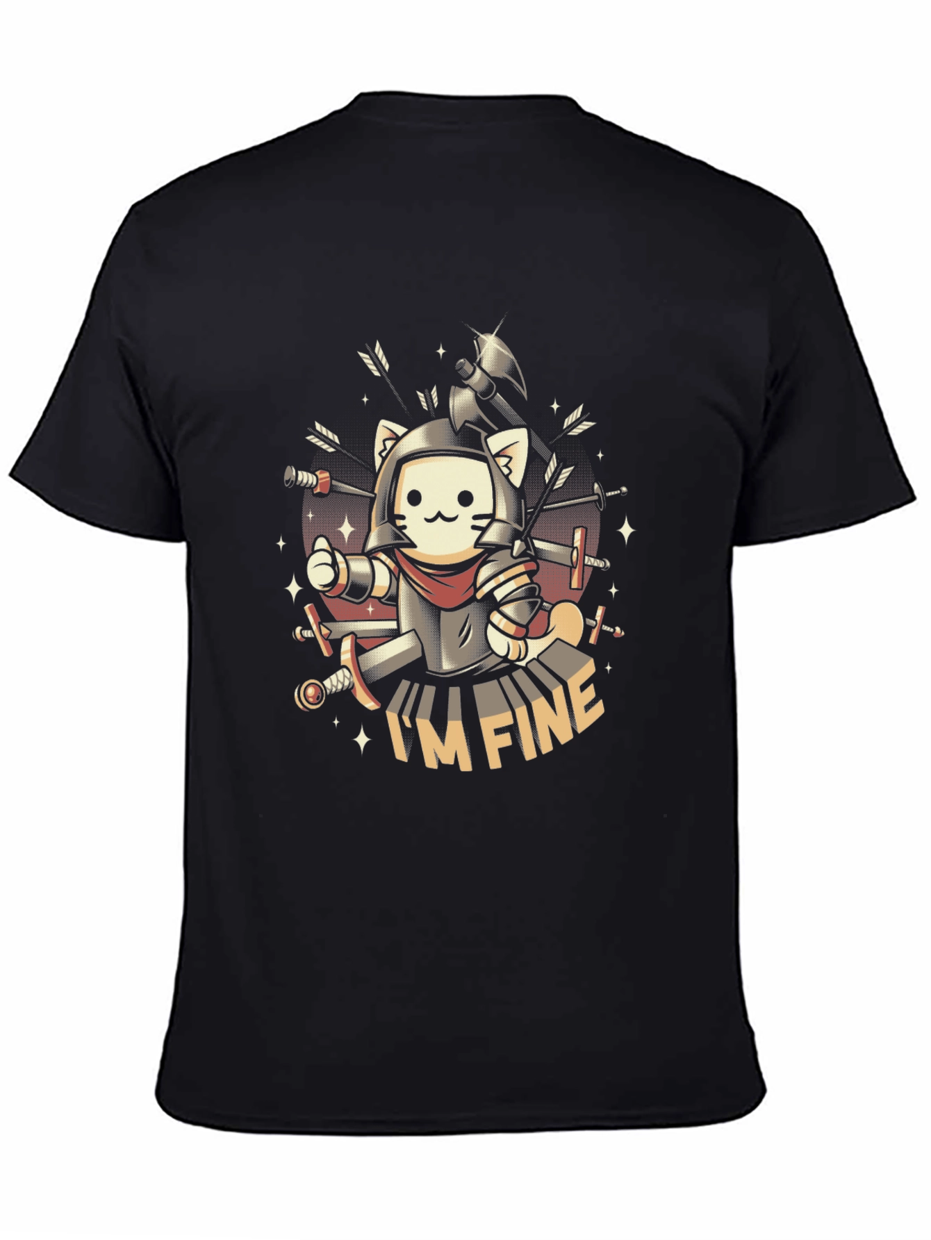 Im Fine Cat Knight T-Shirt