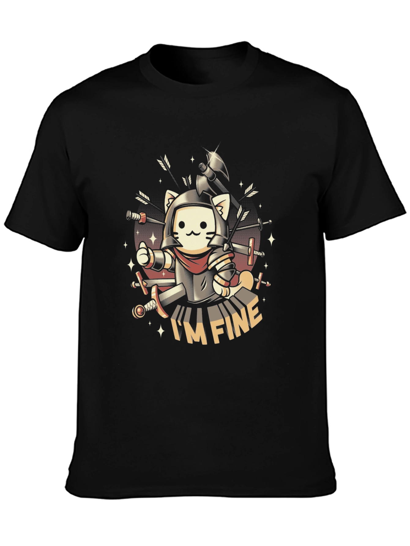 Im Fine Cat Knight T-Shirt