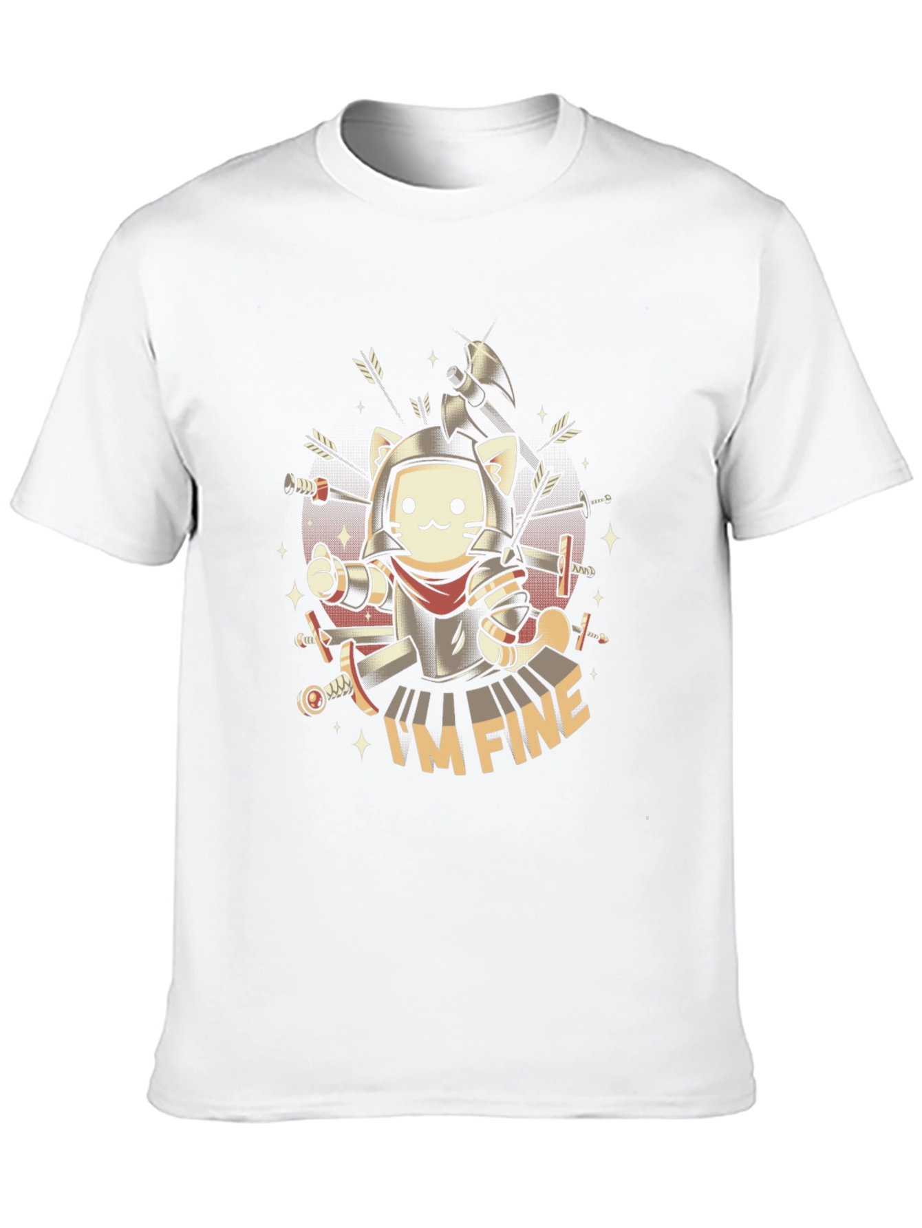 Im Fine Cat Knight T-Shirt
