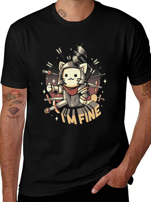 Im Fine Cat Knight T-Shirt