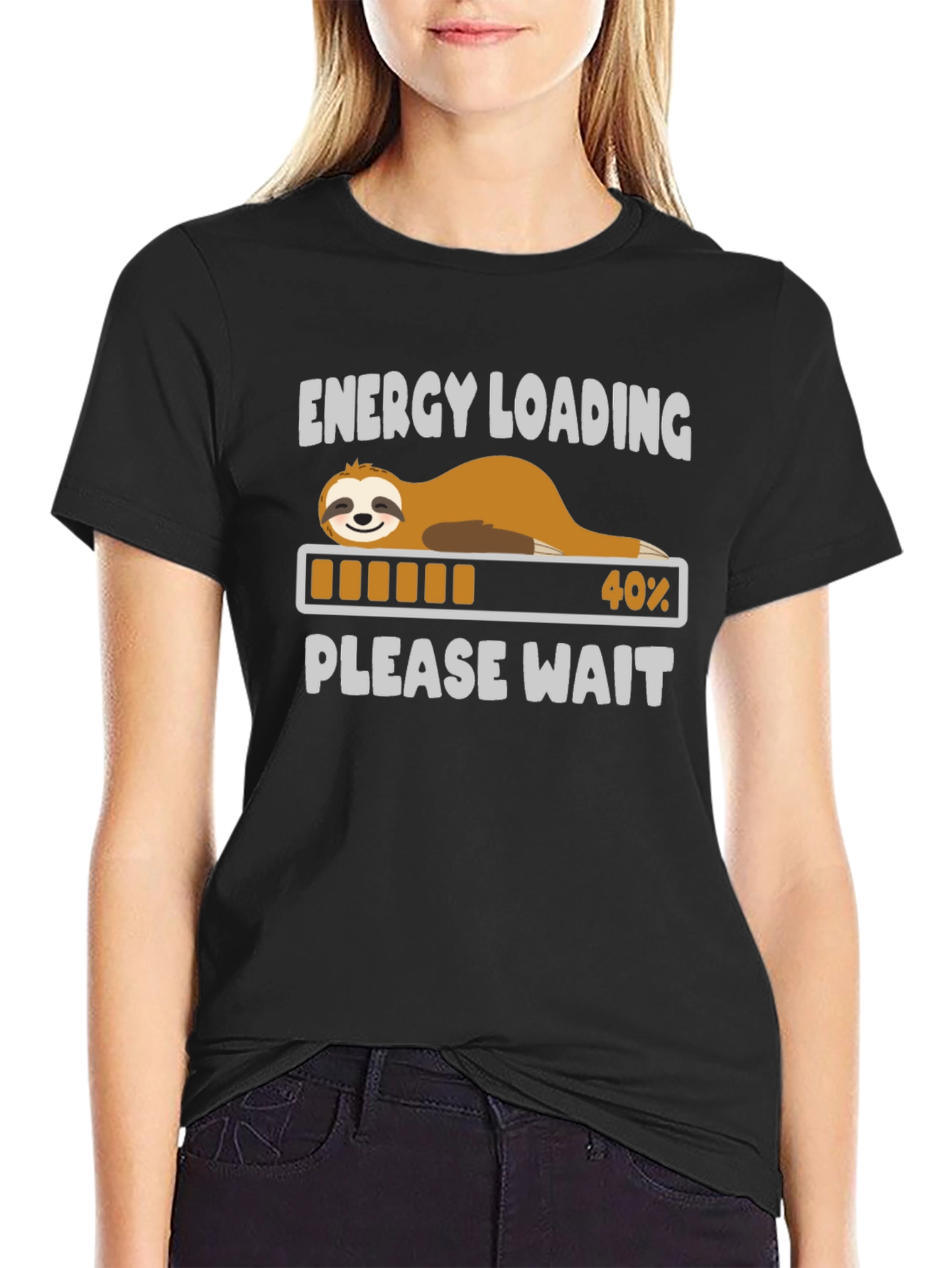 Energy Loading Sloth T-Shirt