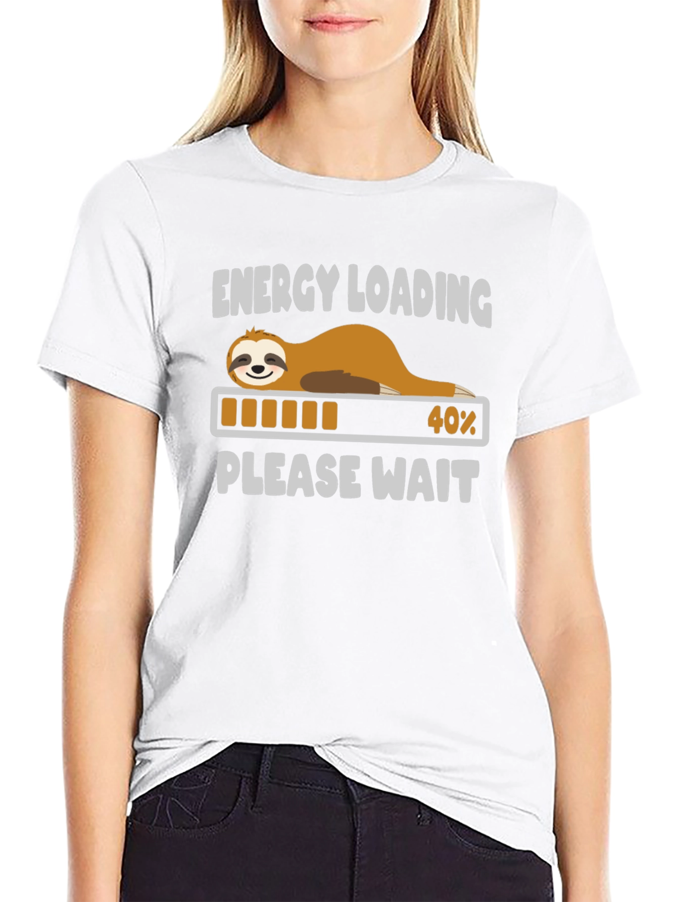 Energy Loading Sloth T-Shirt