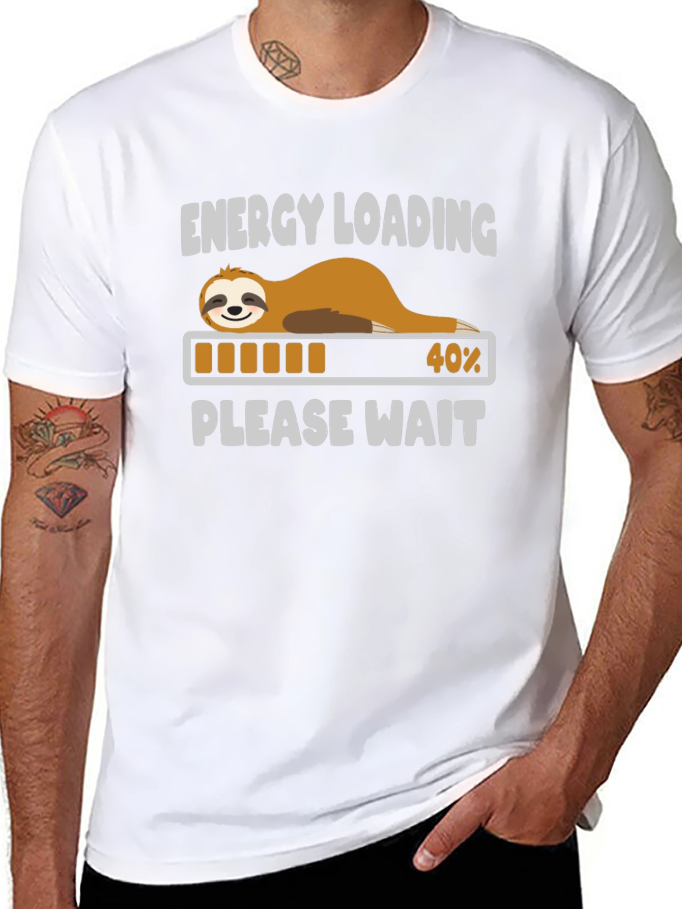 Energy Loading Sloth T-Shirt