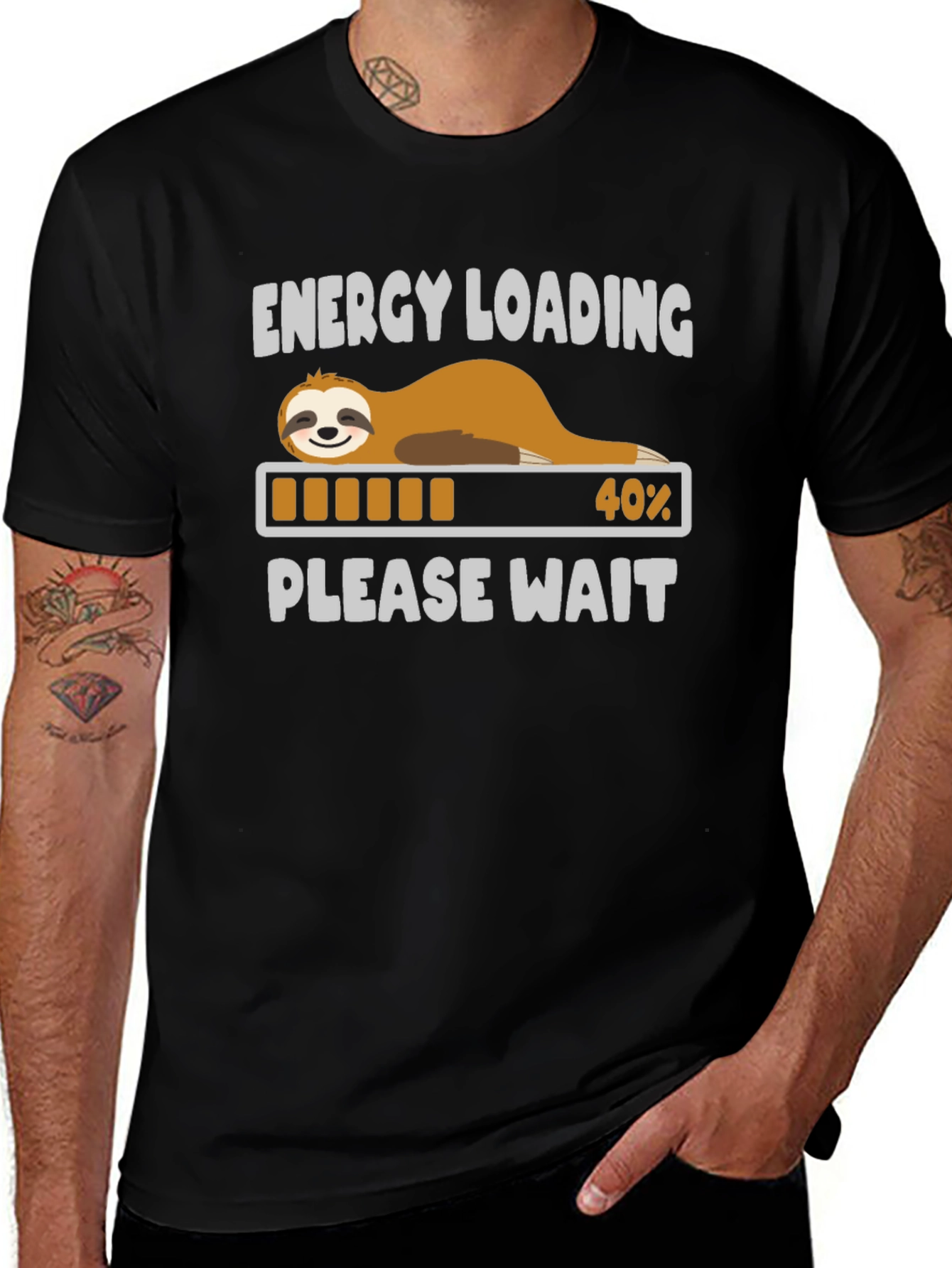 Energy Loading Sloth T-Shirt