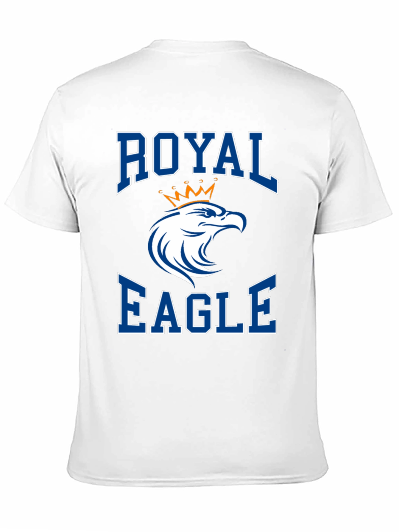 Royal Eagle Graphic Tee - Black Cotton Blend