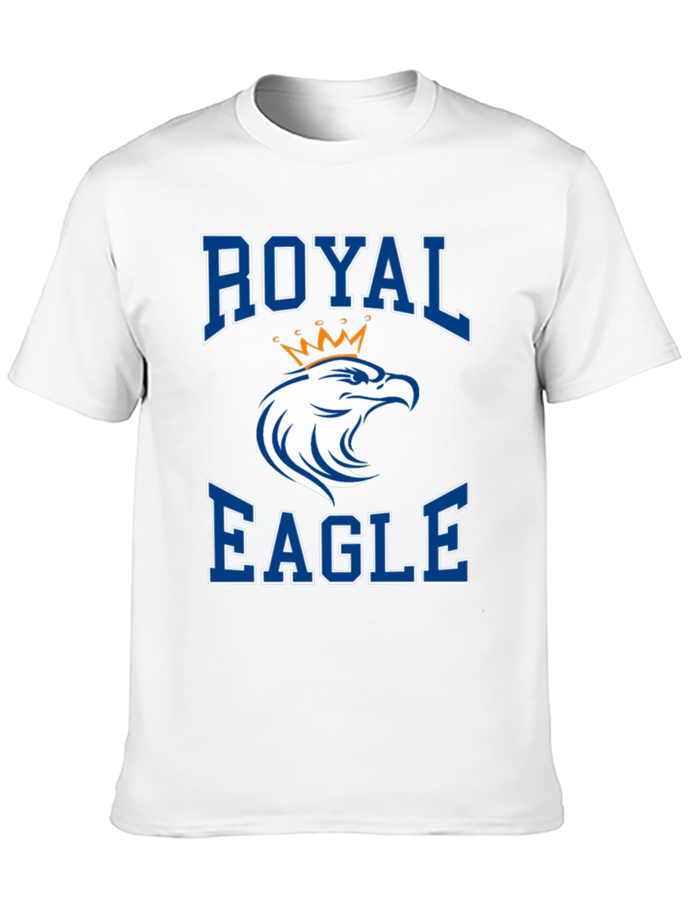 Royal Eagle Graphic Tee - Black Cotton Blend