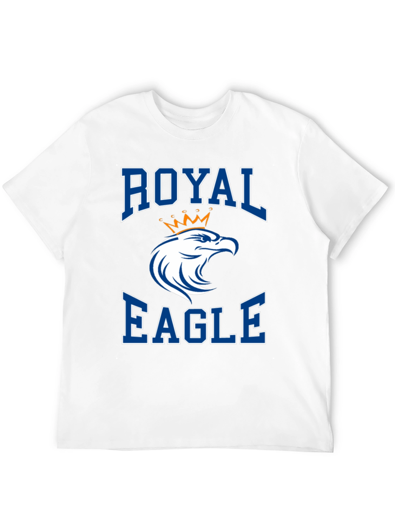 Royal Eagle Graphic Tee - Black Cotton Blend