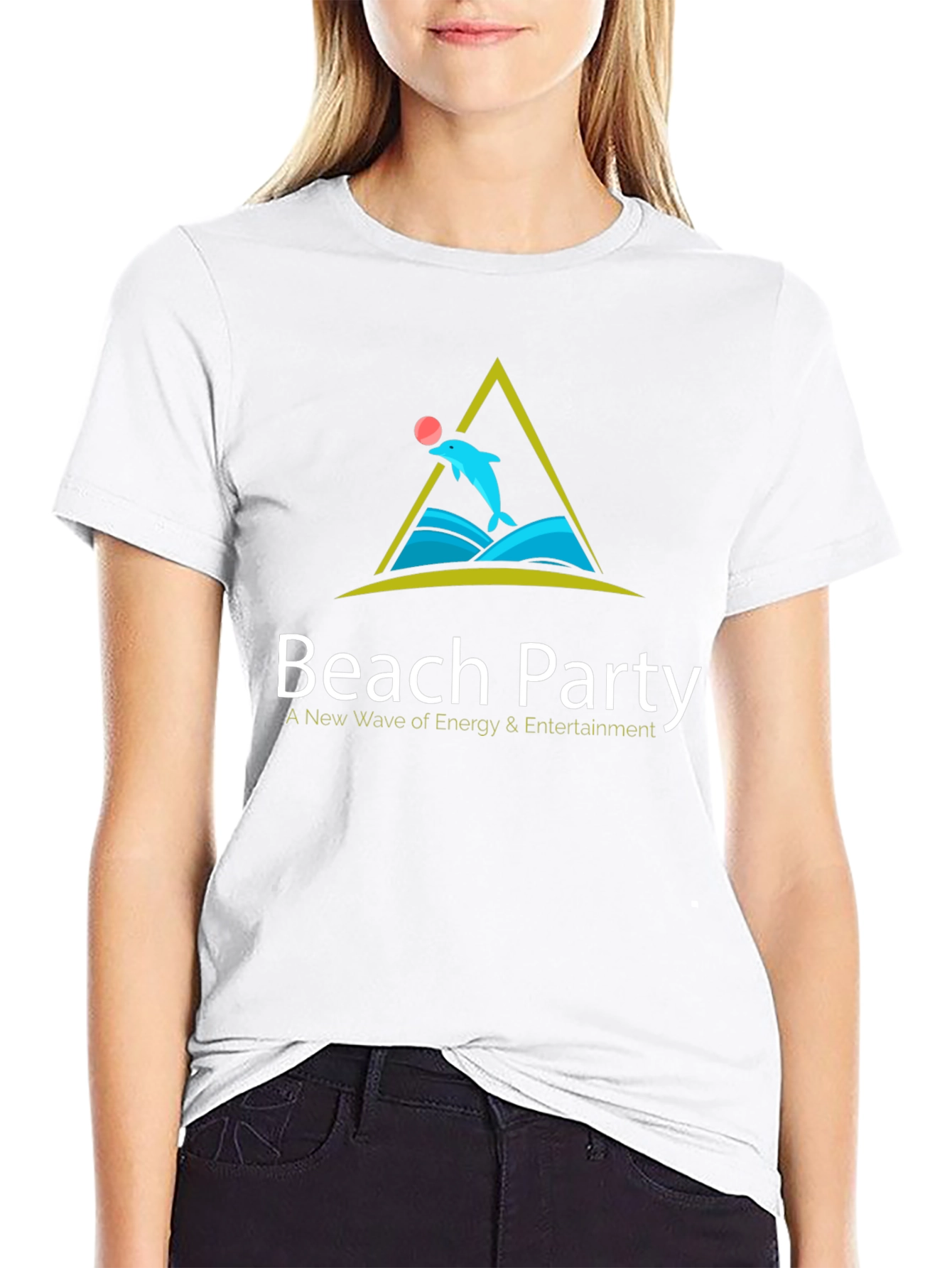 Beach Party T-Shirt: Dolphin Design