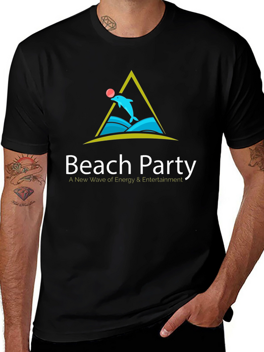 Beach Party T-Shirt: Dolphin Design