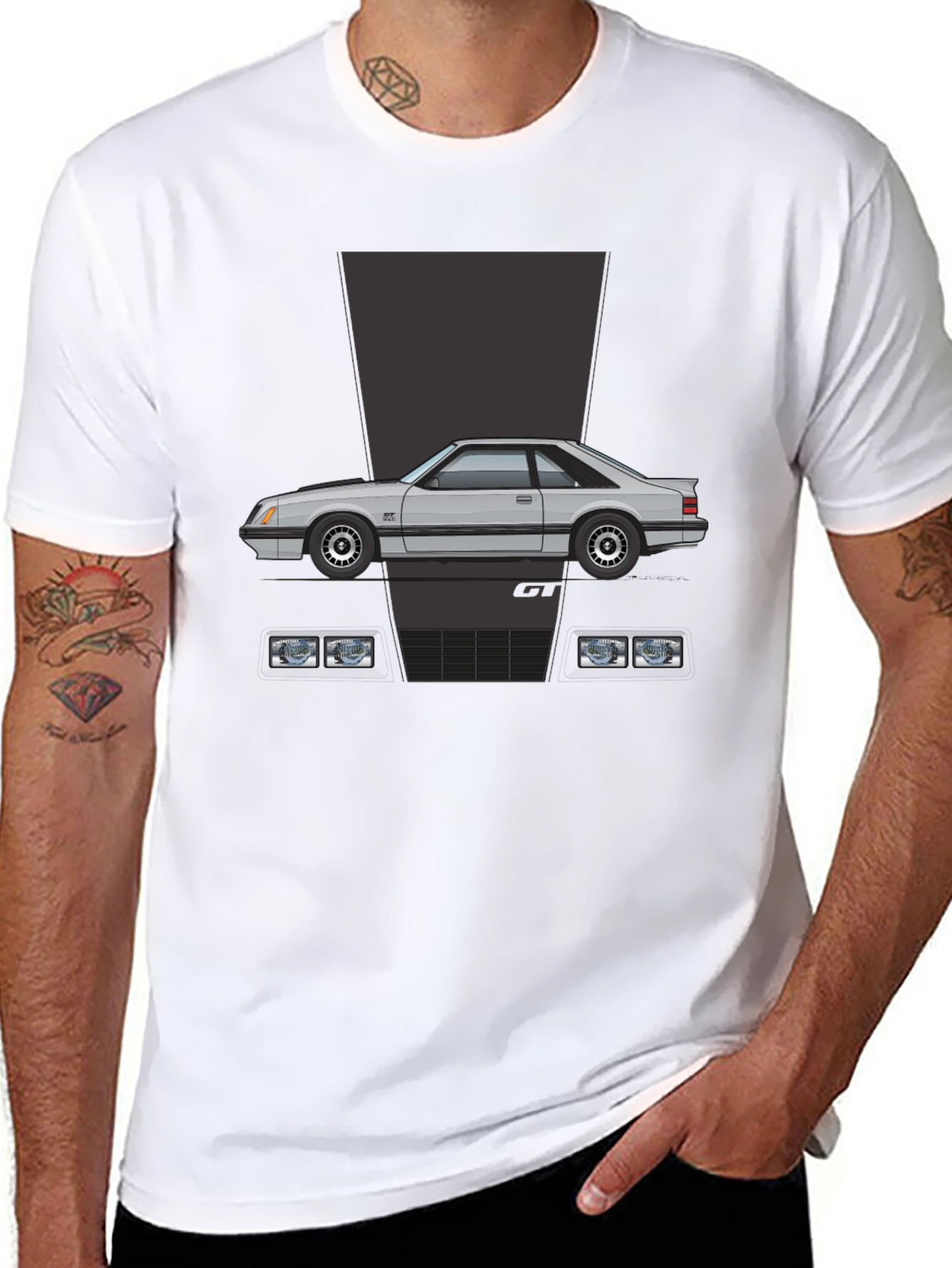 Fox Body GT Mustang T-Shirt - Classic Car Tee
