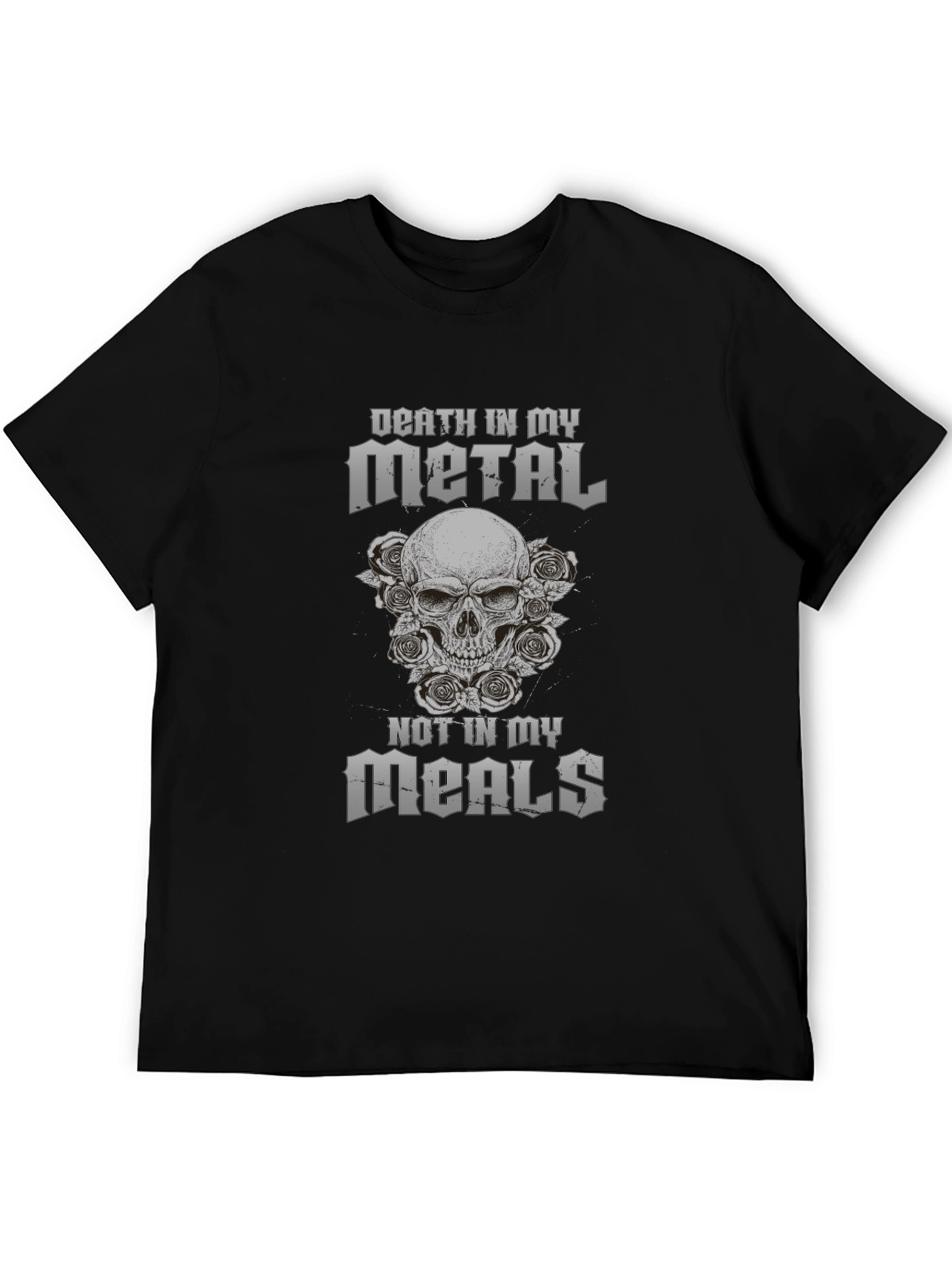 Death Metal Skull T-Shirt - Graphic Tee