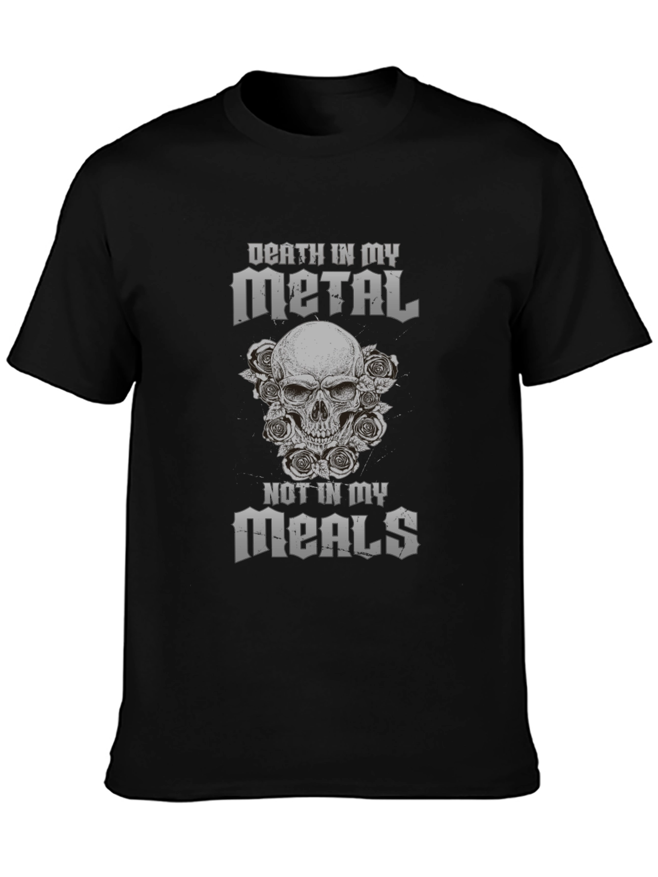 Death Metal Skull T-Shirt - Graphic Tee