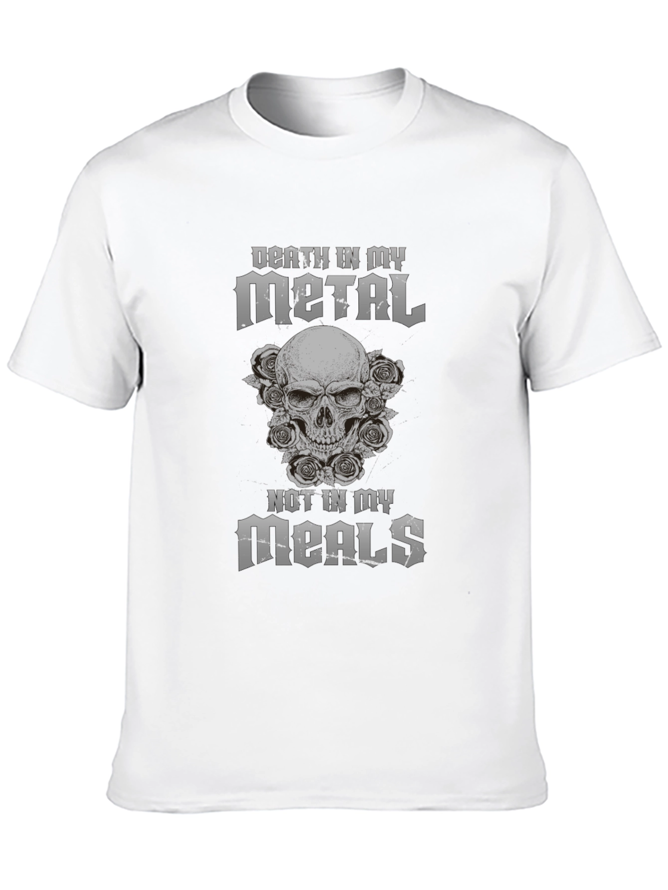 Death Metal Skull T-Shirt - Graphic Tee