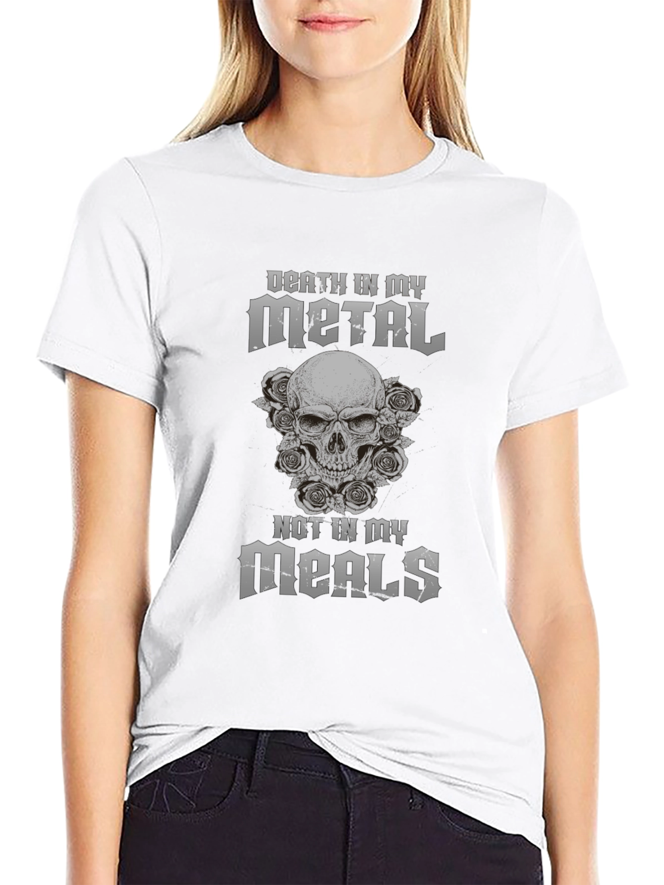 Death Metal Skull T-Shirt - Graphic Tee