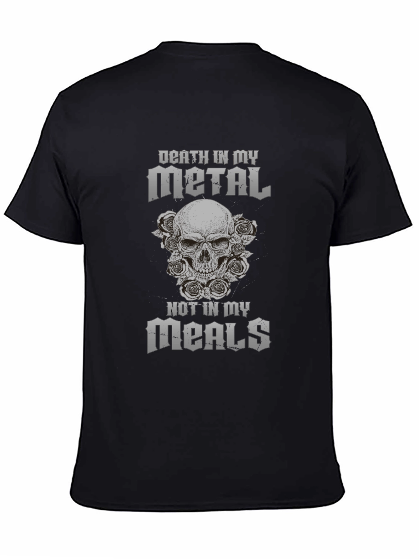 Death Metal Skull T-Shirt - Graphic Tee