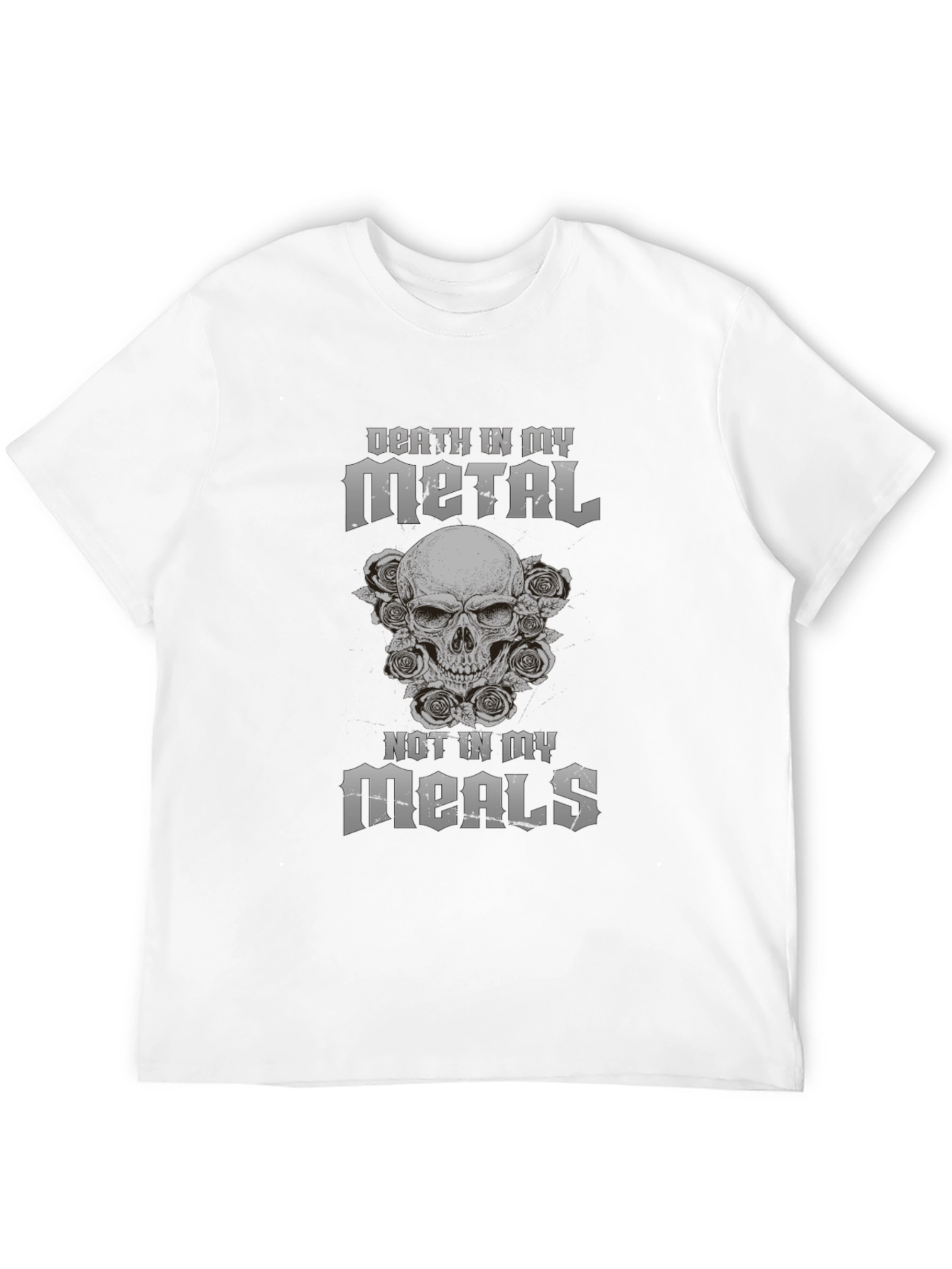 Death Metal Skull T-Shirt - Graphic Tee