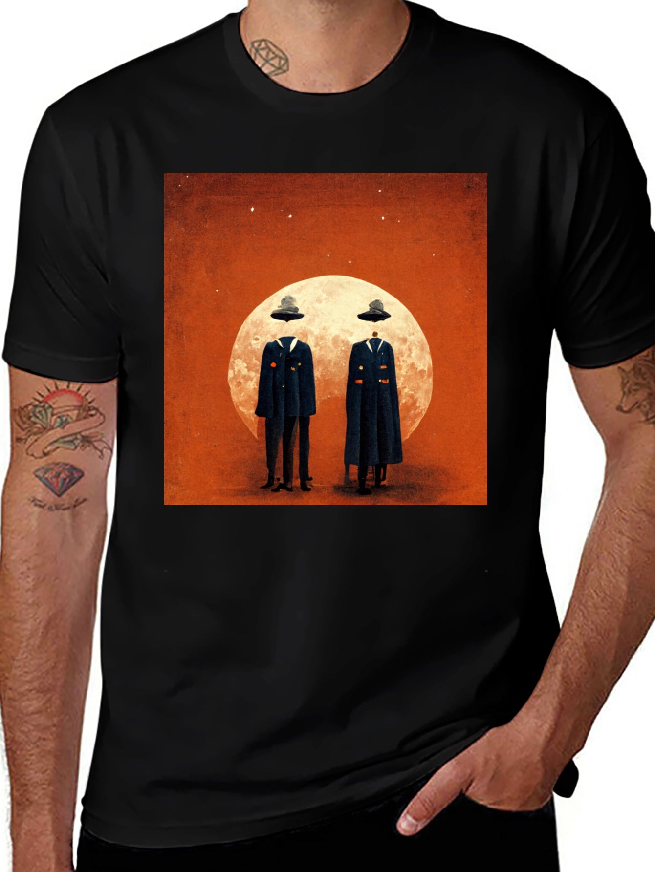 Moonlit Enigma T-Shirt - Surreal Apparel