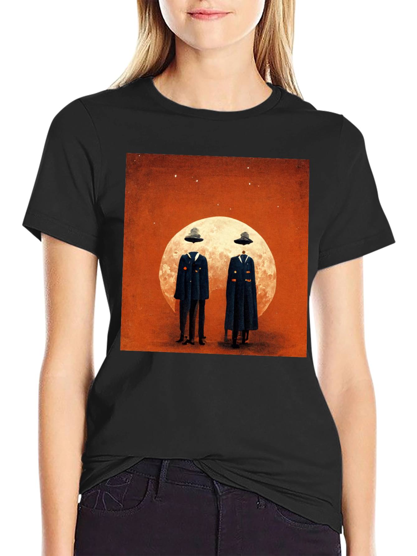 Moonlit Enigma T-Shirt - Surreal Apparel