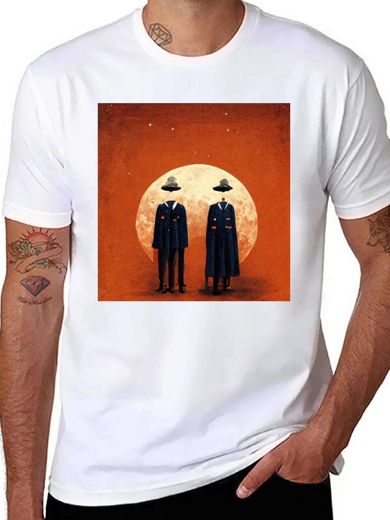 Moonlit Enigma T-Shirt - Surreal Apparel