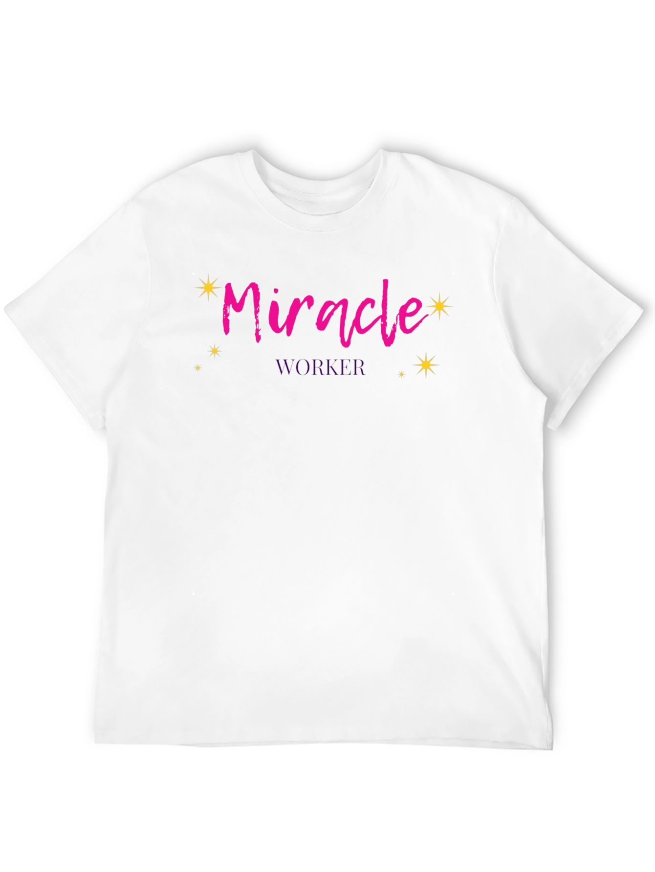 Miracle Worker Graphic Tee - Black Crewneck