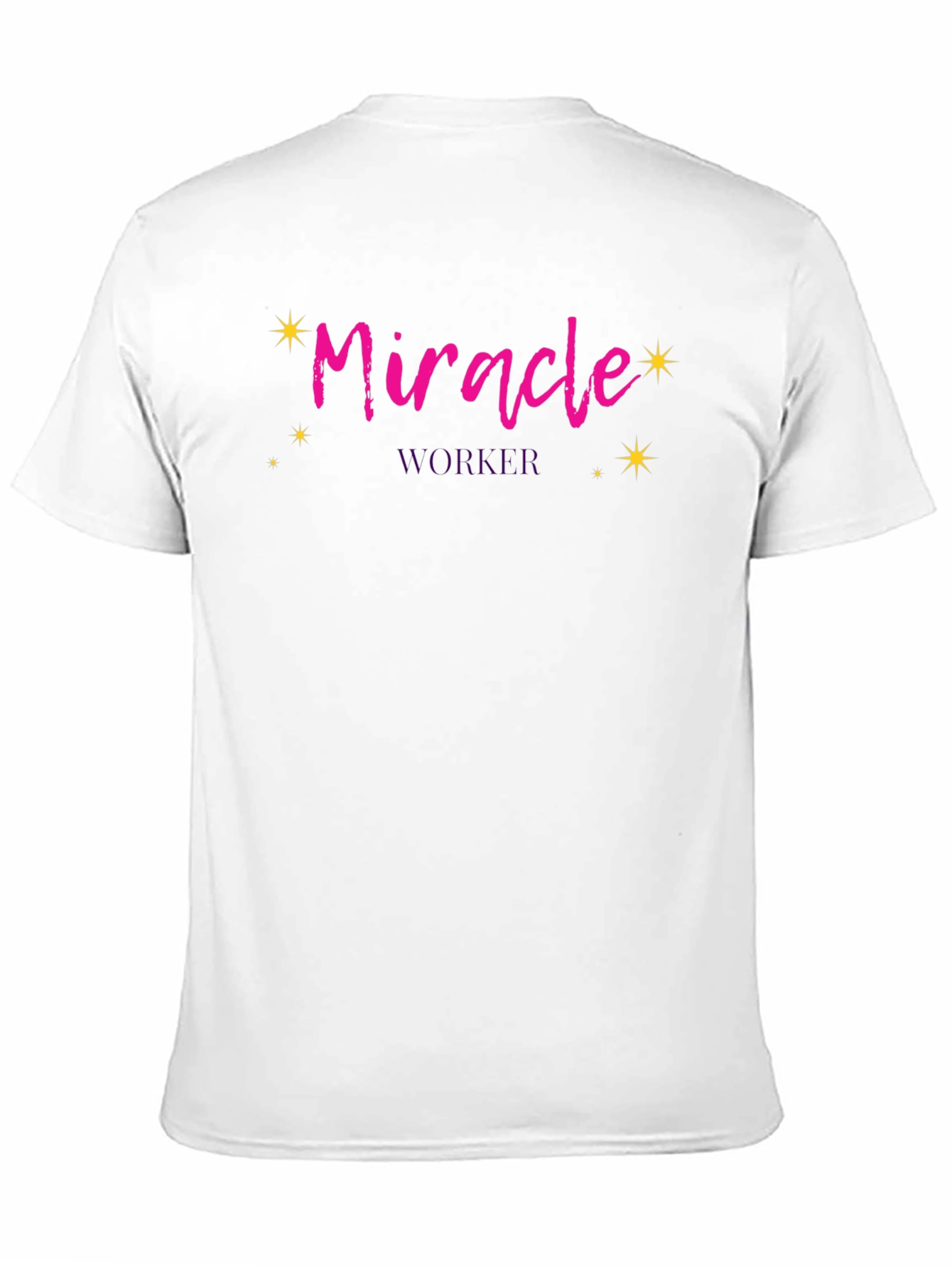 Miracle Worker Graphic Tee - Black Crewneck