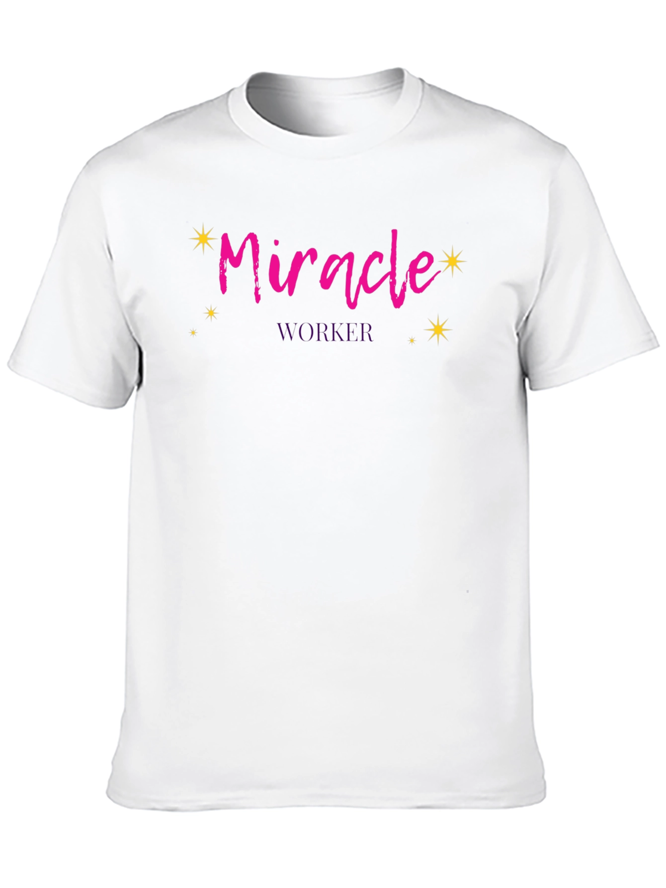 Miracle Worker Graphic Tee - Black Crewneck
