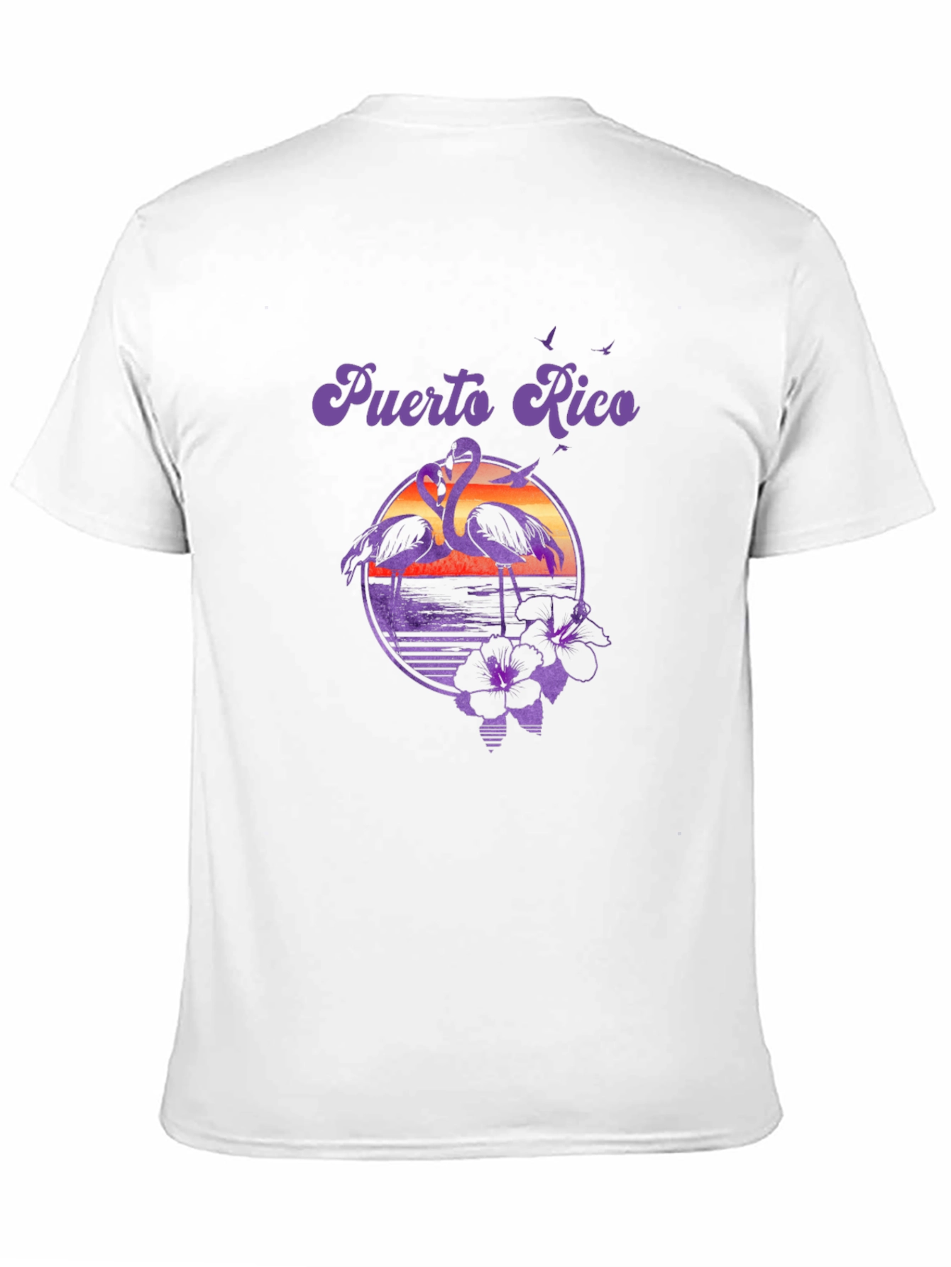 Puerto Rico Flamingo Graphic Tee