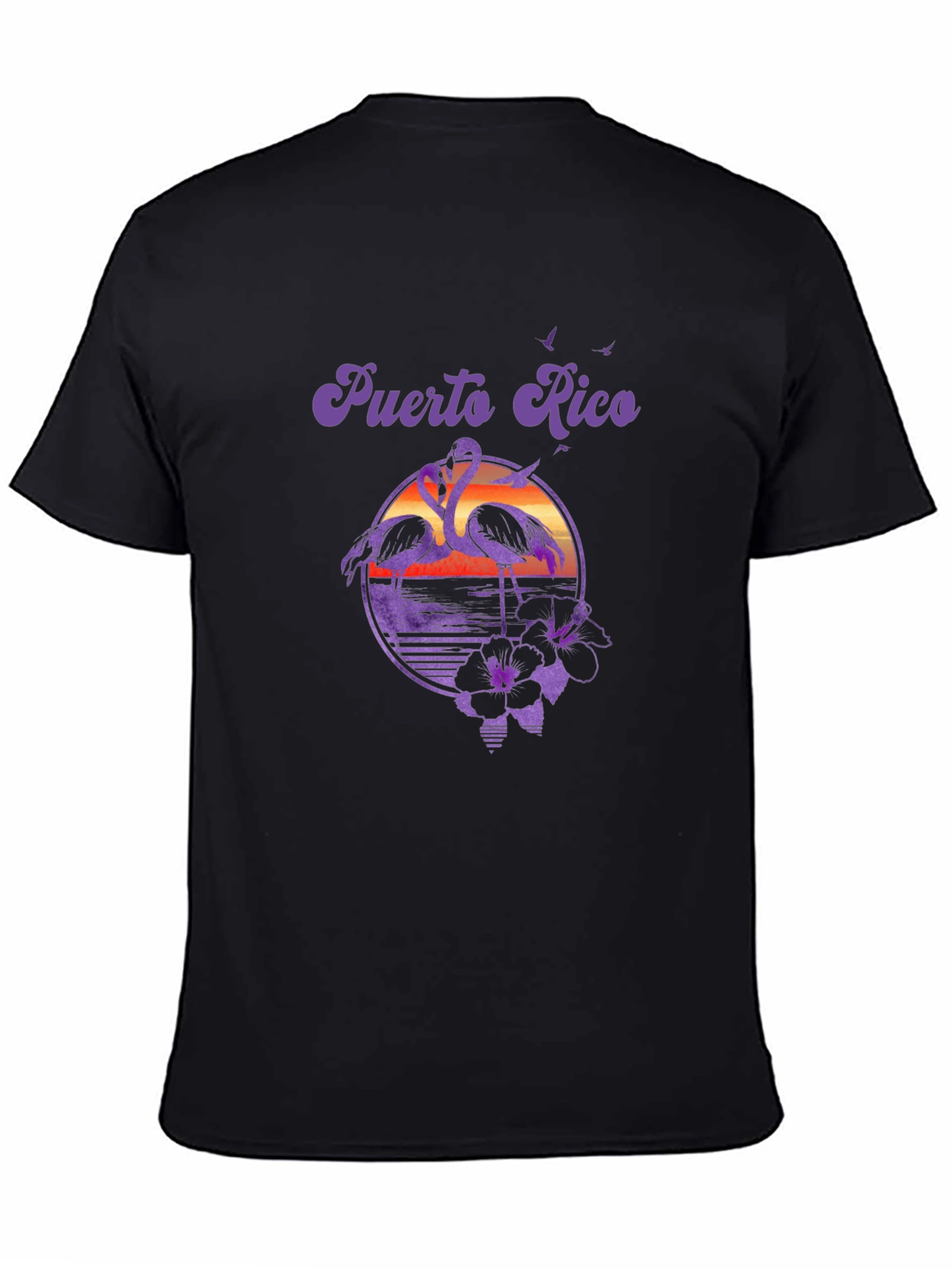 Puerto Rico Flamingo Graphic Tee
