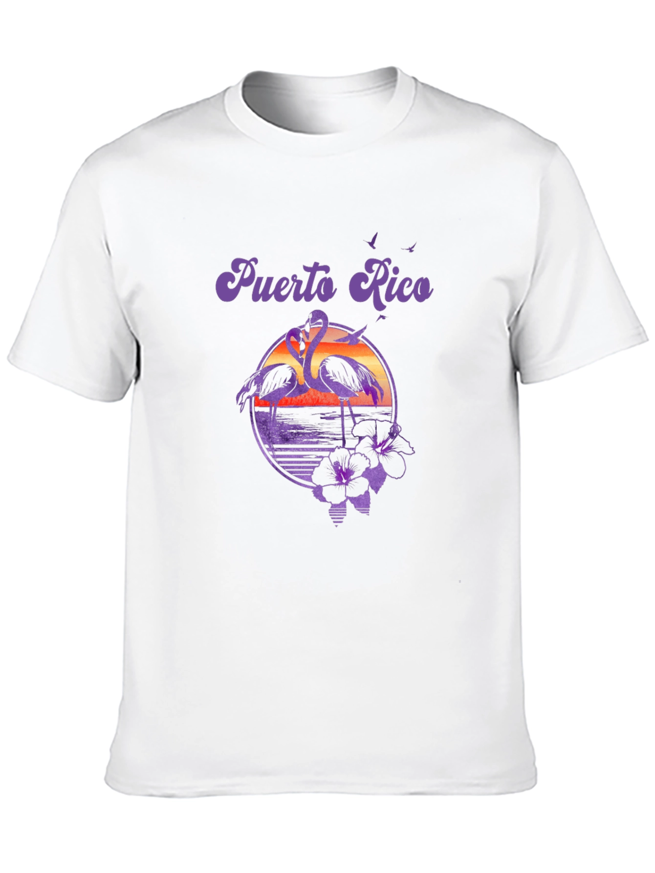 Puerto Rico Flamingo Graphic Tee