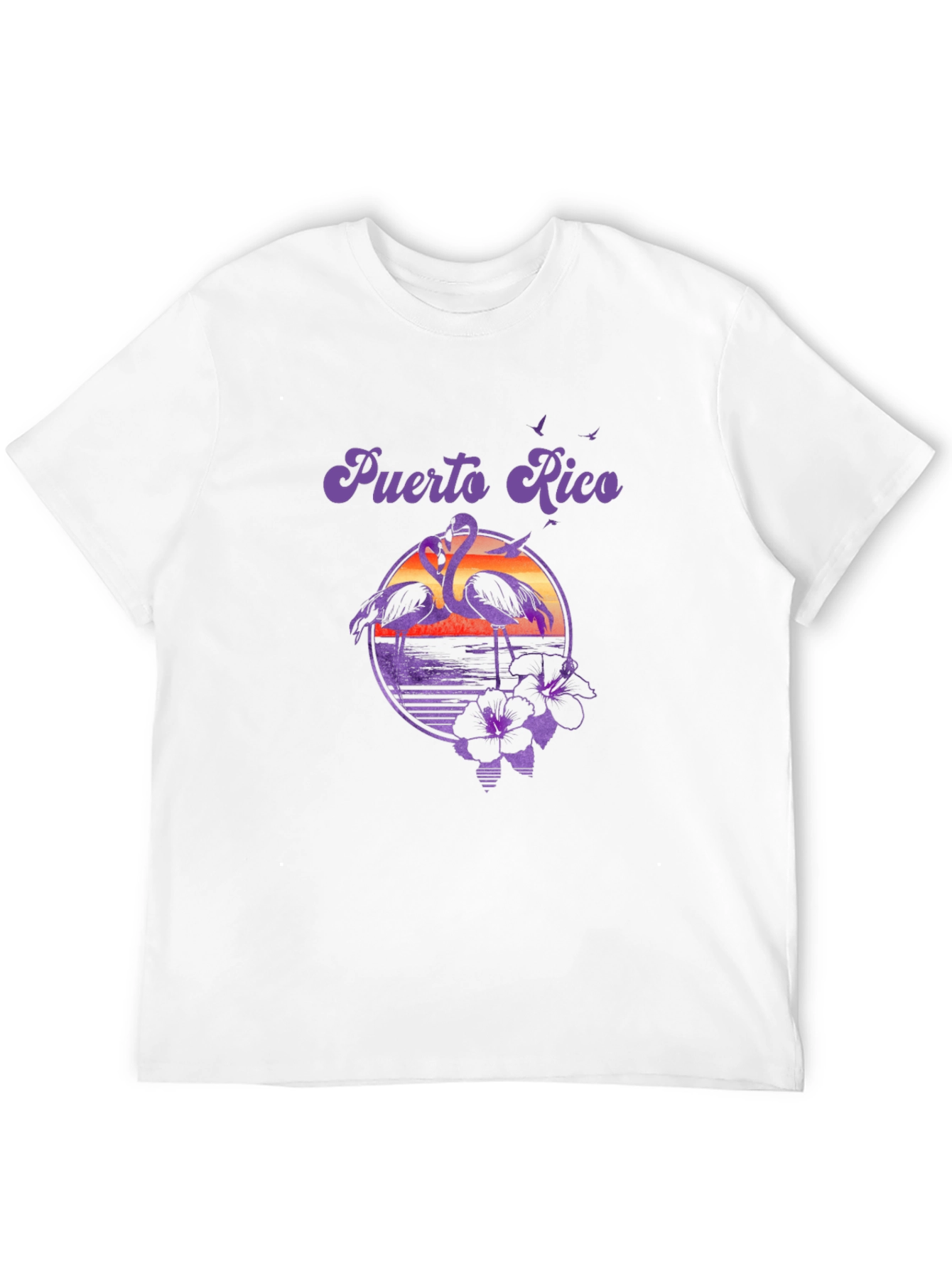 Puerto Rico Flamingo Graphic Tee