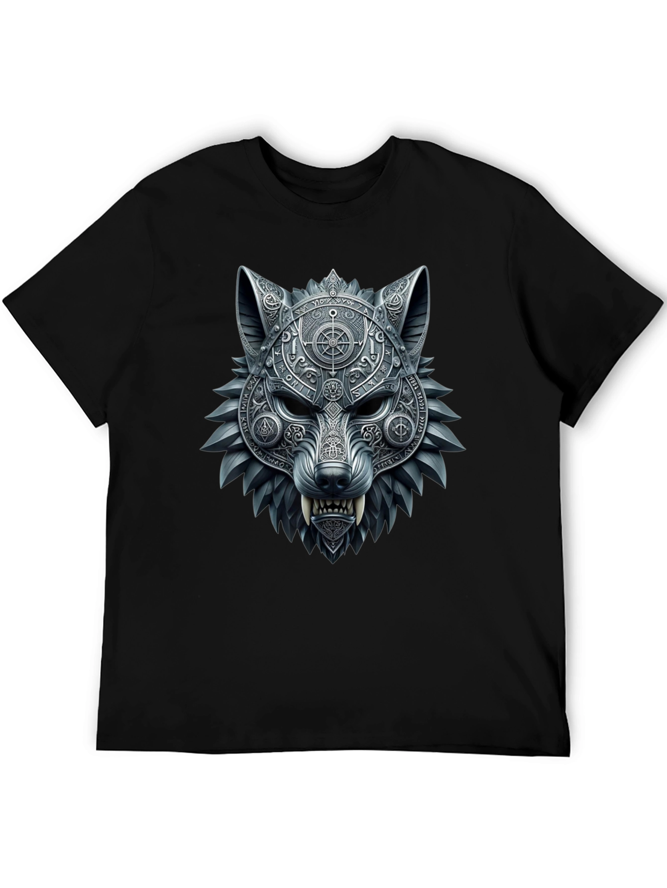 Viking Wolf Head Graphic Tee