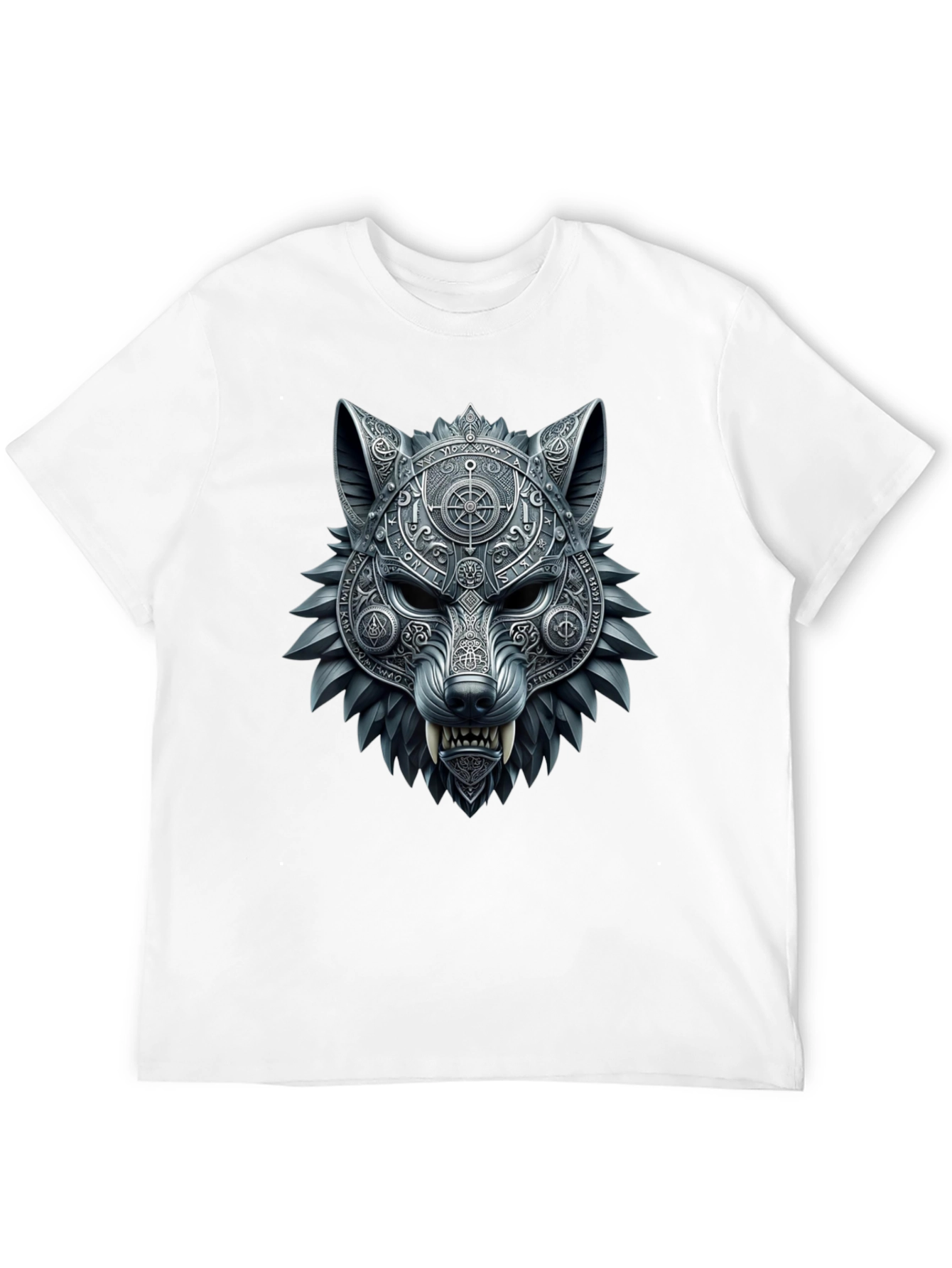 Viking Wolf Head Graphic Tee
