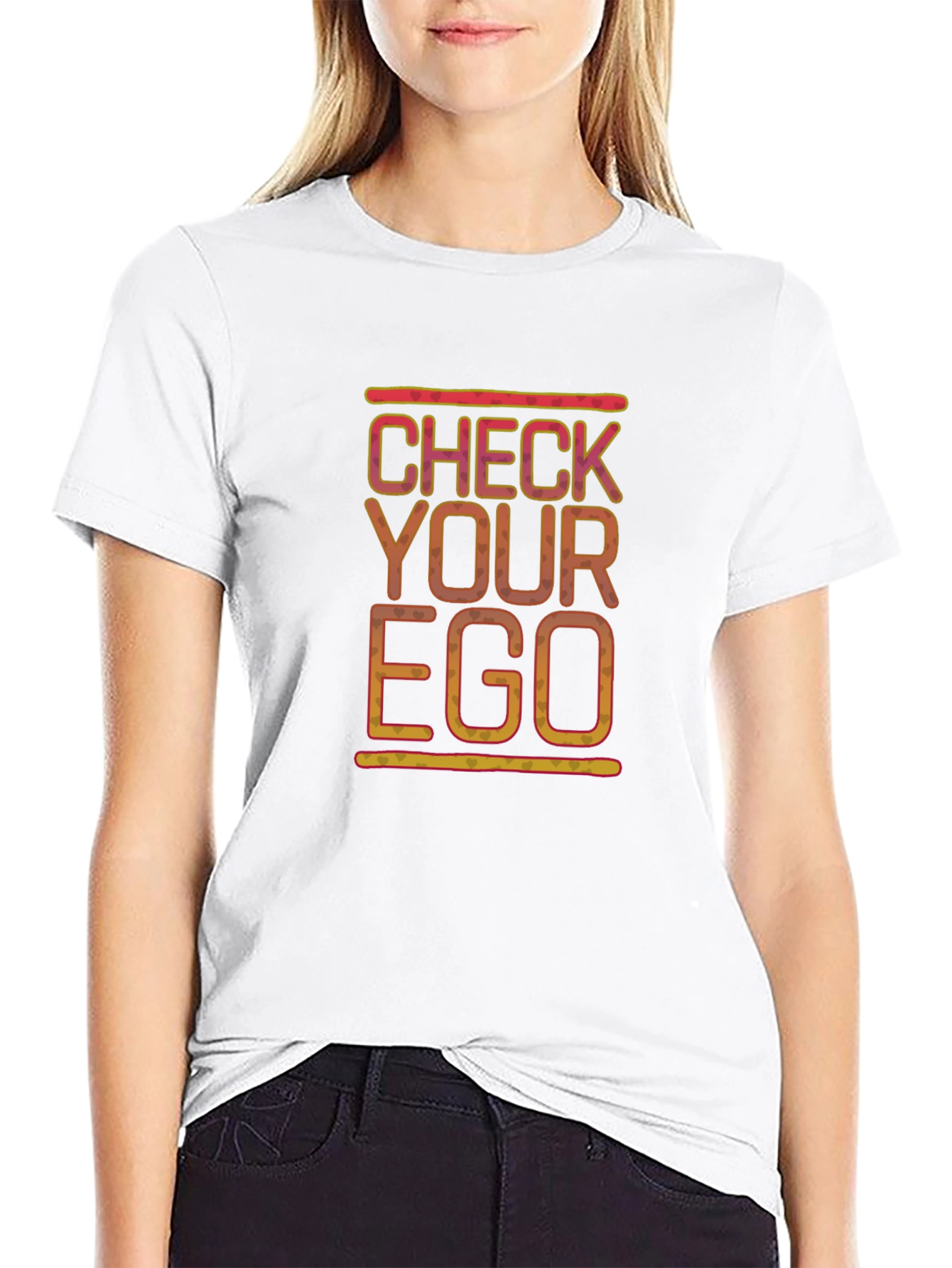Check Your Ego Graphic T-Shirt - Stylish Statement Tee