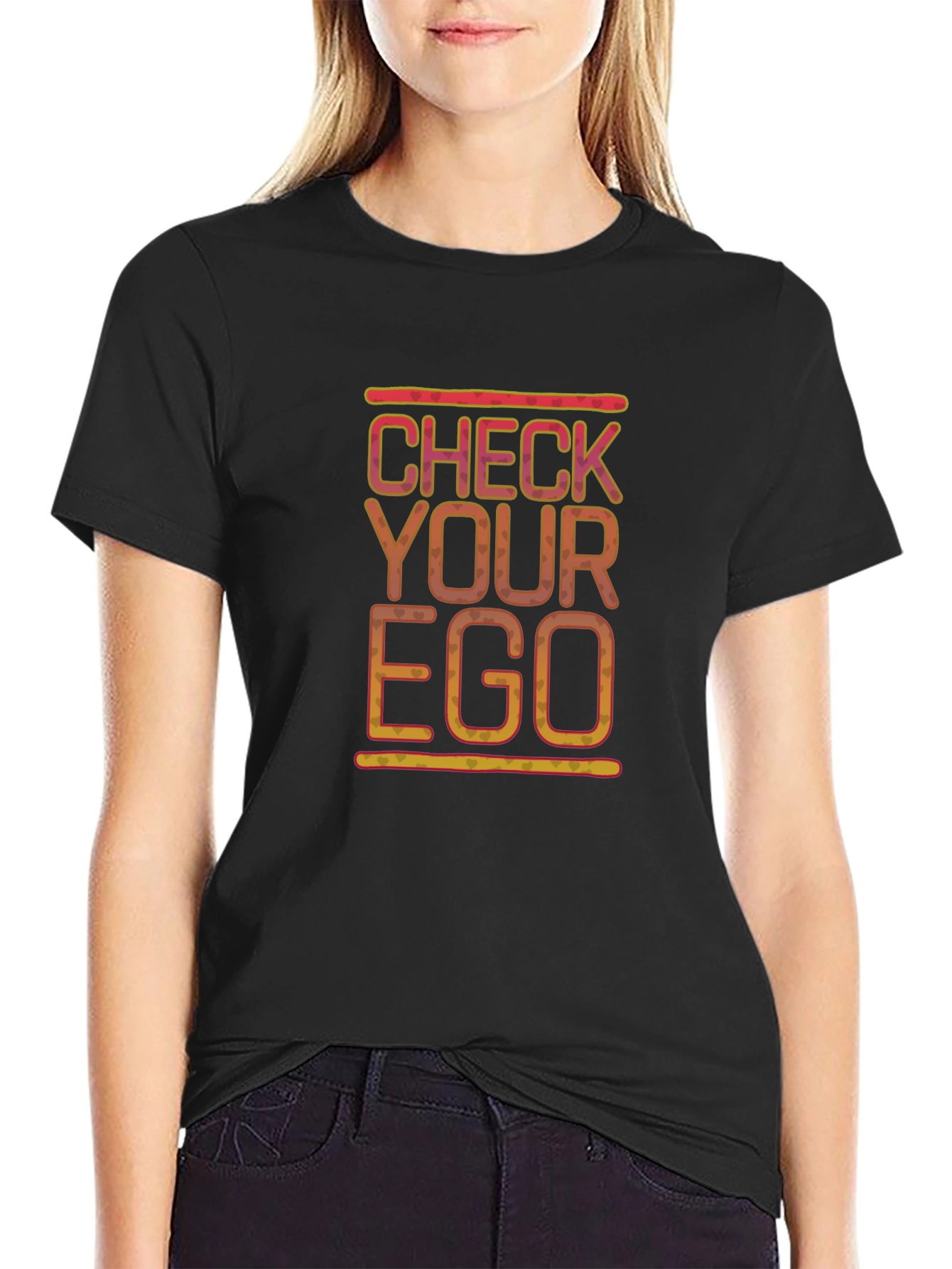 Check Your Ego Graphic T-Shirt - Stylish Statement Tee
