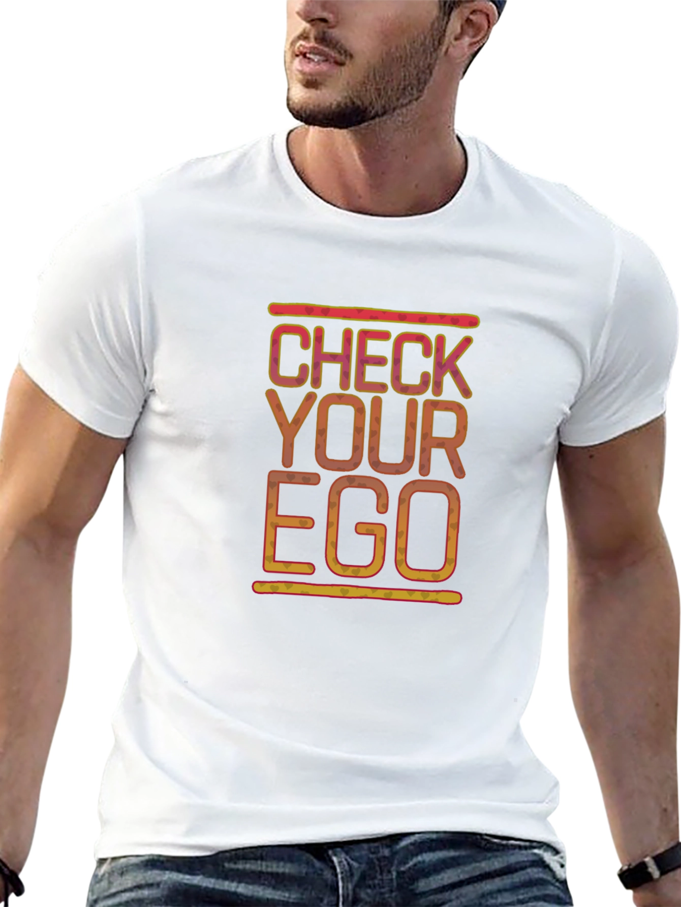 Check Your Ego Graphic T-Shirt - Stylish Statement Tee