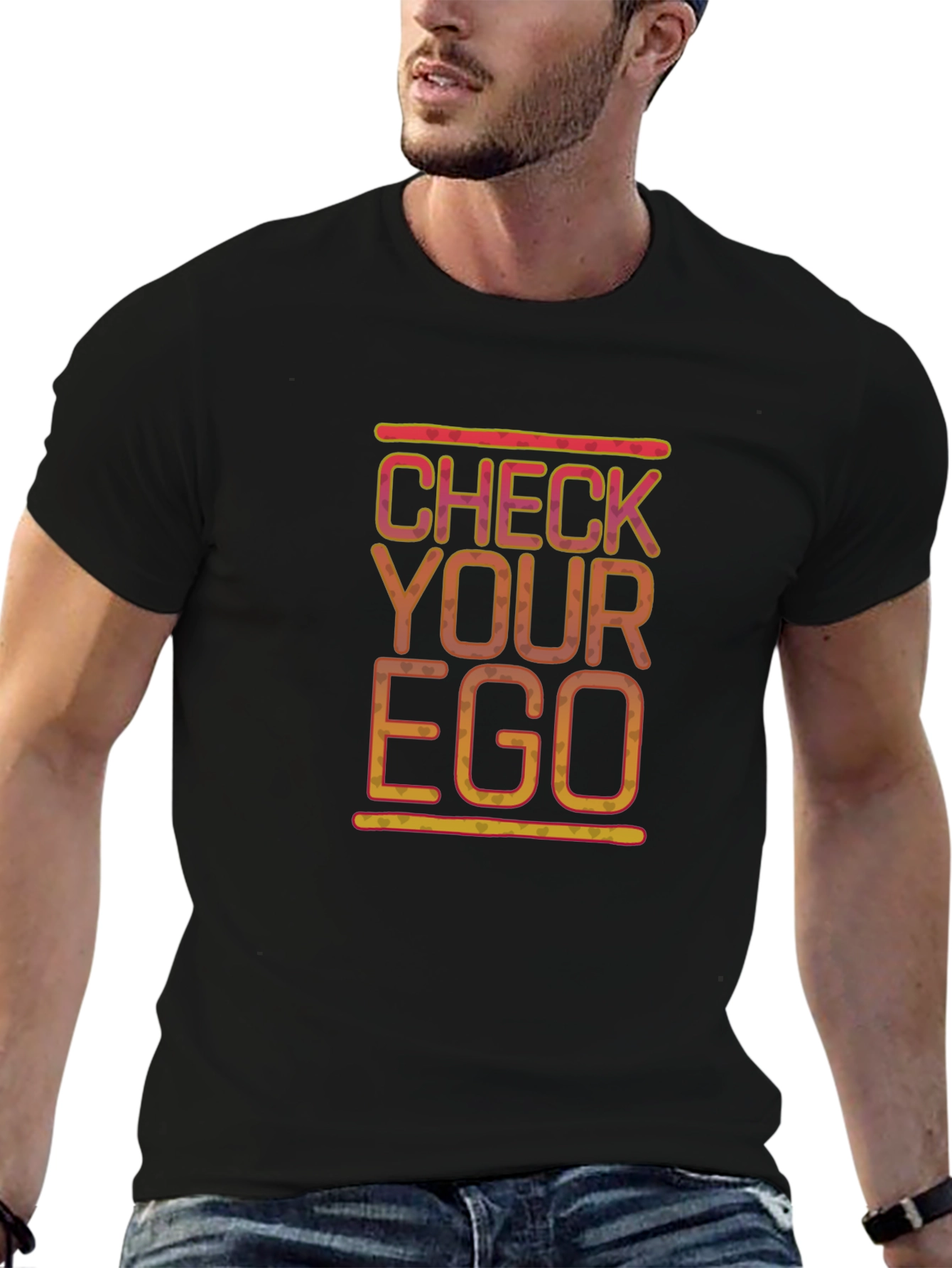 Check Your Ego Graphic T-Shirt - Stylish Statement Tee