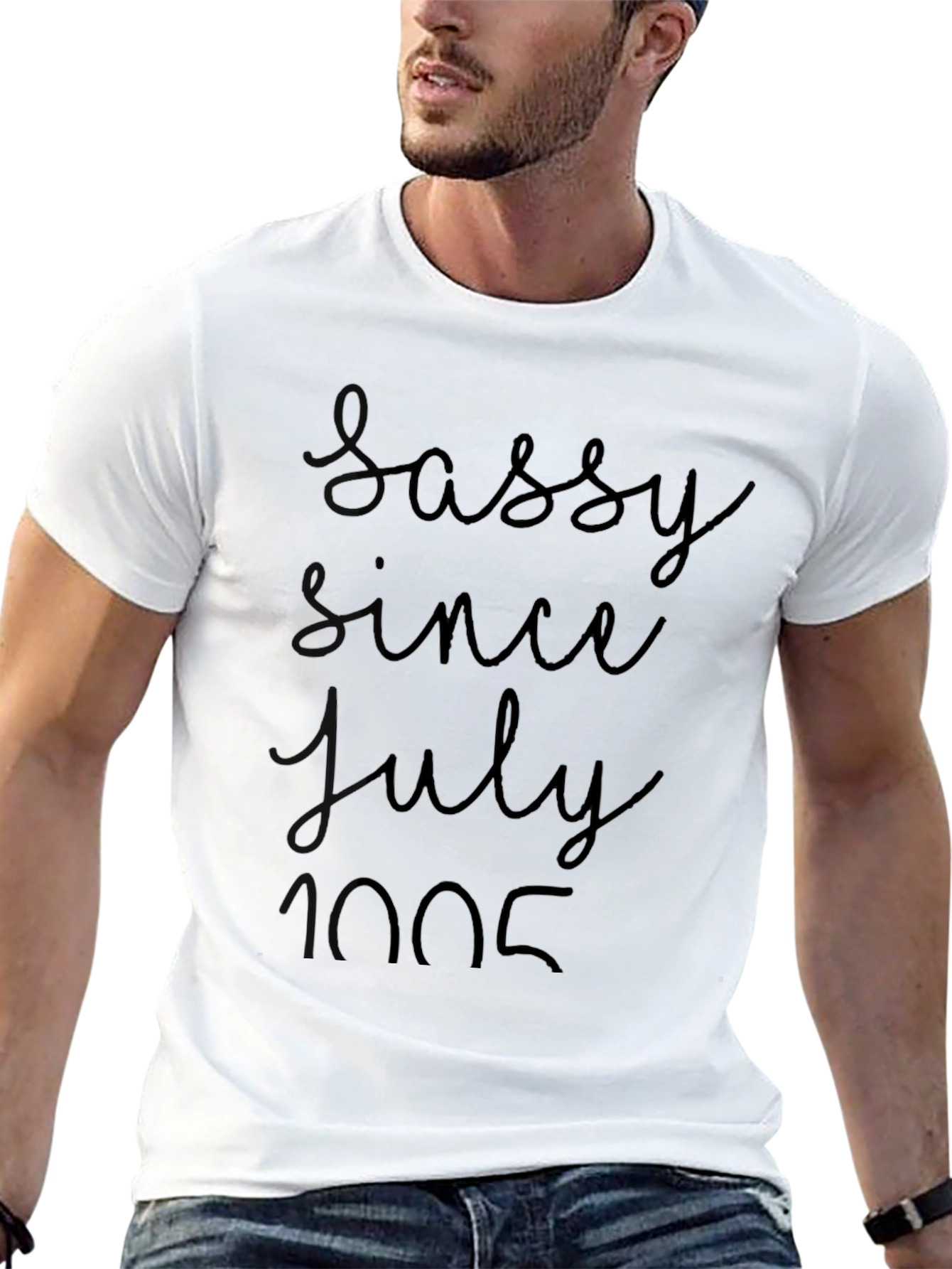 Sassy Since July 2005 Black Graphic Tee