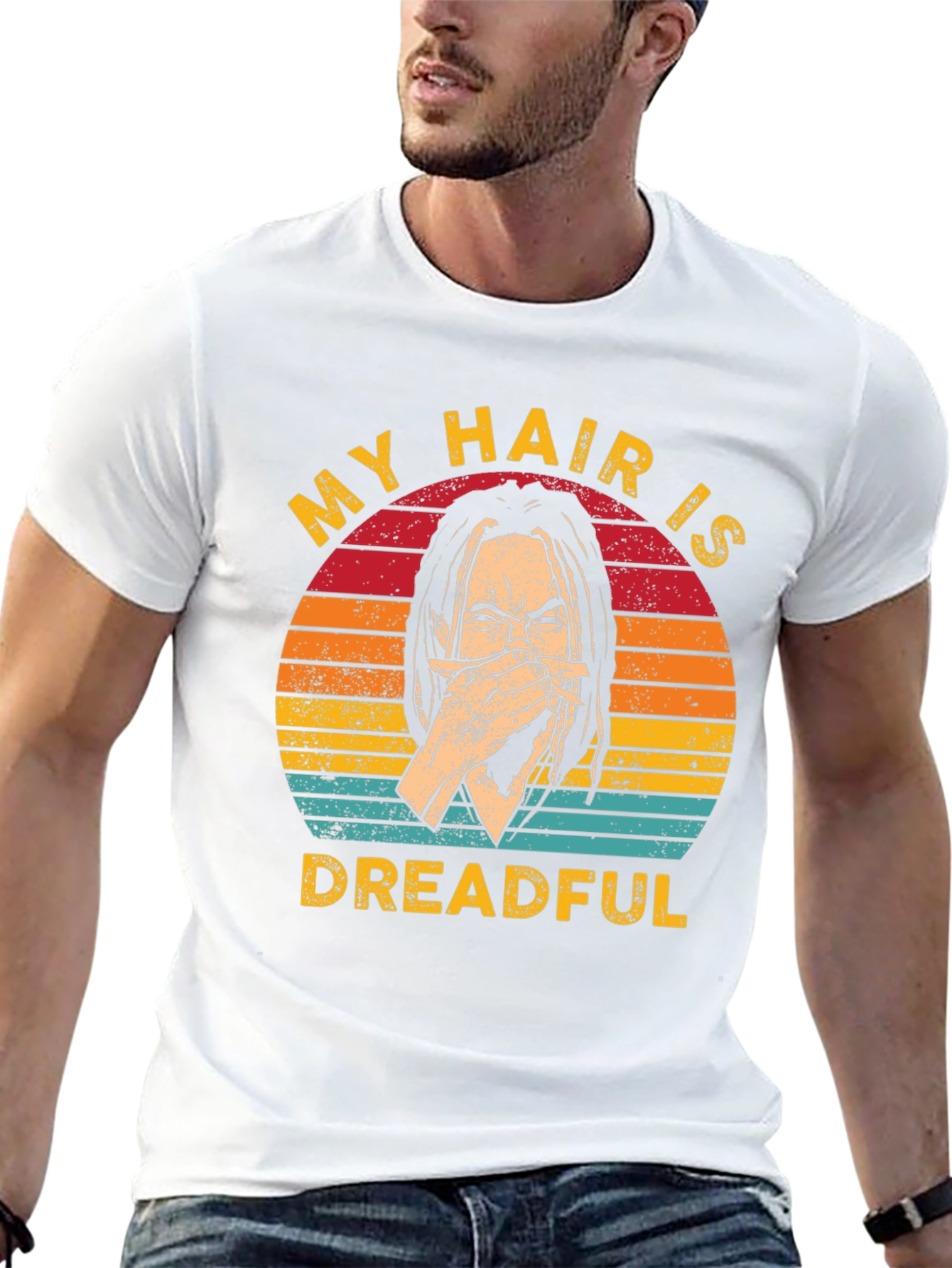 My Hair Is Dreadful T-Shirt - Funny Graphic Tee