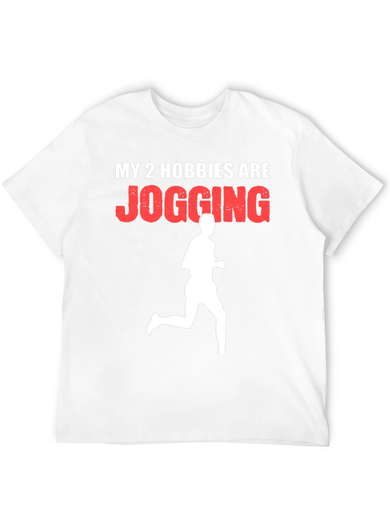 Jogging Hobby Graphic Tee - Mens Casual Shirt
