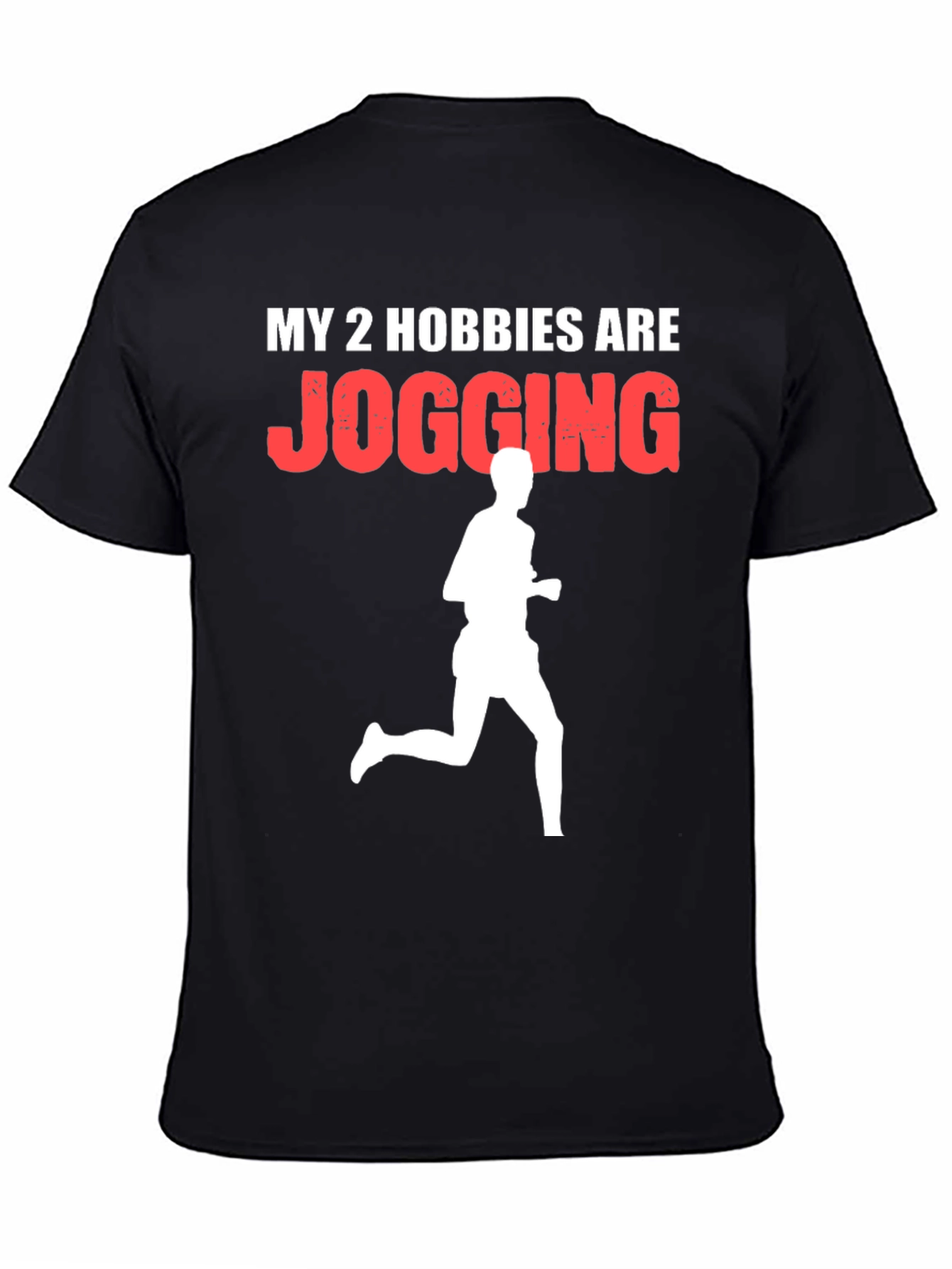 Jogging Hobby Graphic Tee - Mens Casual Shirt
