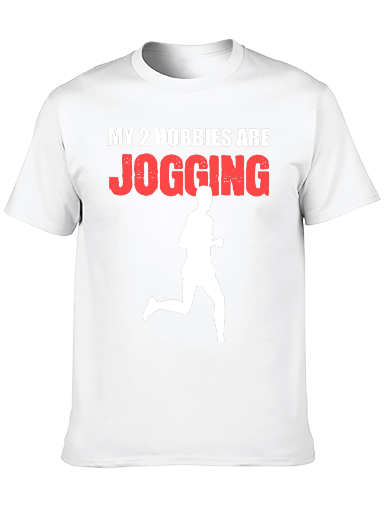 Jogging Hobby Graphic Tee - Mens Casual Shirt
