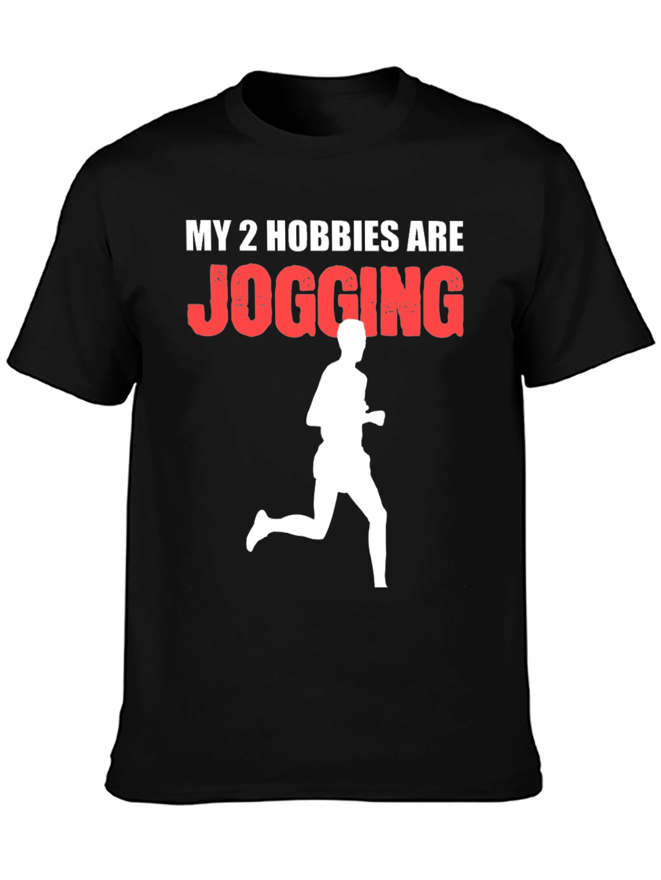 Jogging Hobby Graphic Tee - Mens Casual Shirt