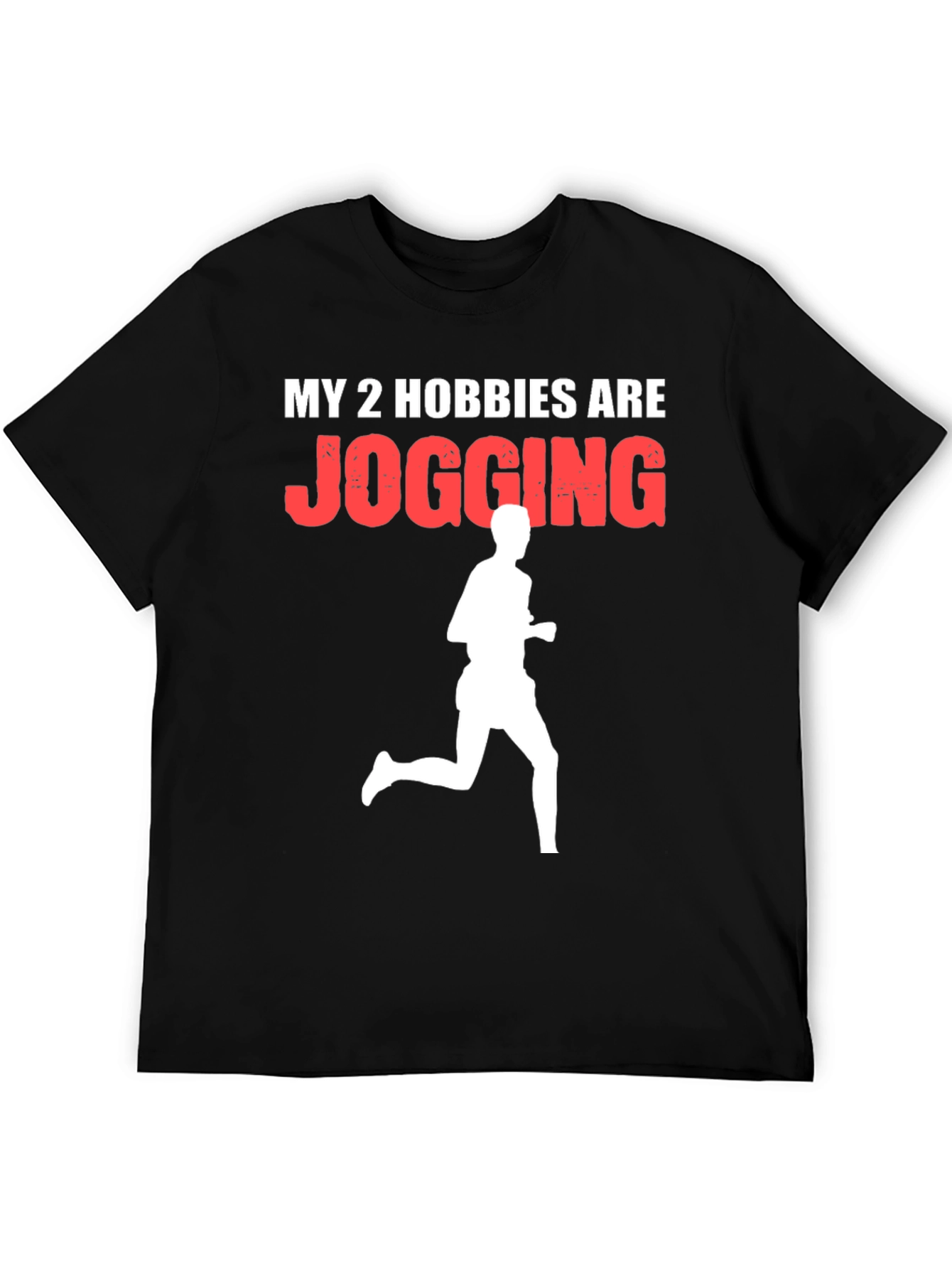 Jogging Hobby Graphic Tee - Mens Casual Shirt